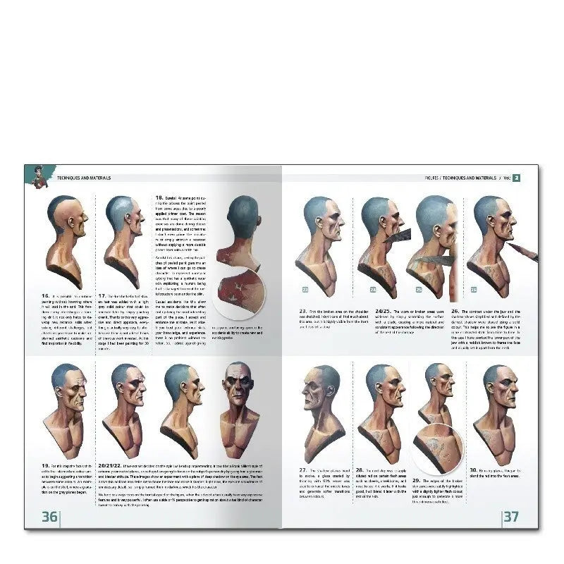 AMMO by MIG Publications - ENCYCLOPEDIA OF FIGURES MODELLING TECHNIQUES VOL. 2 - TECHNIQUES & MATERIALS (English) - Urbanlystore