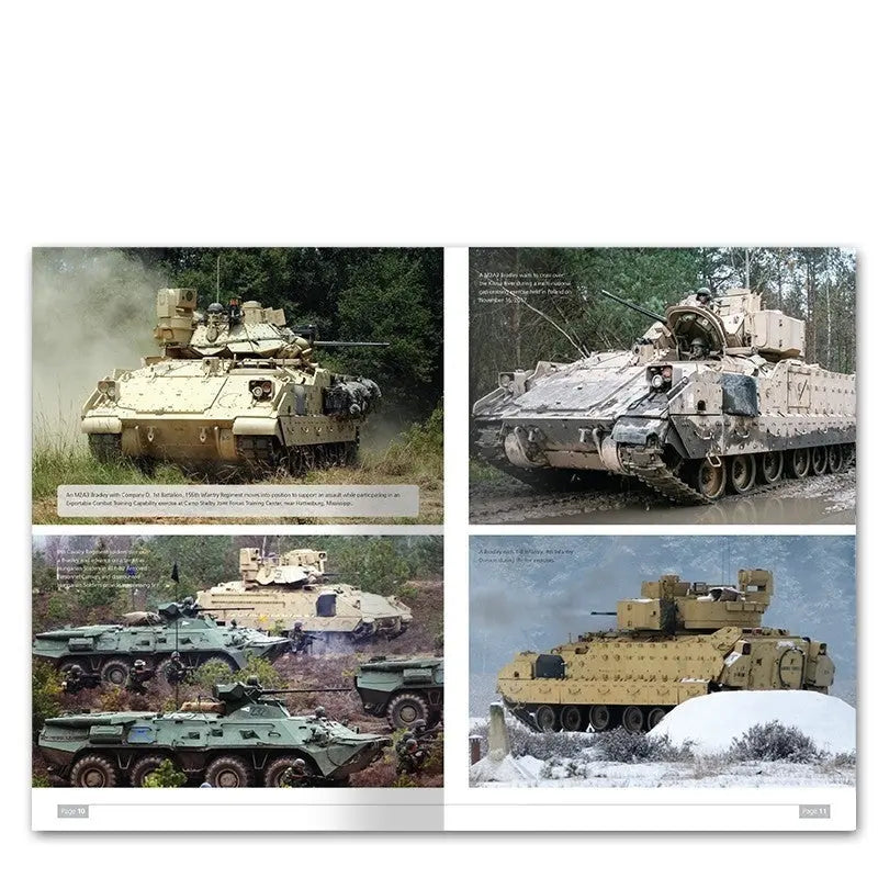 AMMO by MIG Publications - M2A3 BRADLEY FIGHTING VEHICLE IN EUROPE IN DETAIL VOL 2 - Urbanlystore