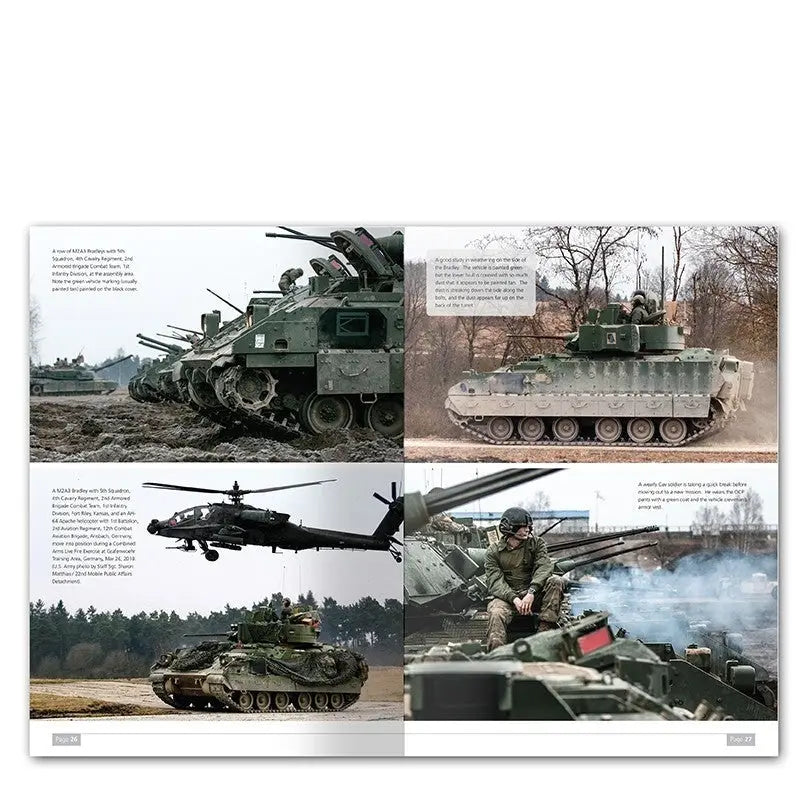 AMMO by MIG Publications - M2A3 BRADLEY FIGHTING VEHICLE IN EUROPE IN DETAIL VOL. 1 - Urbanlystore