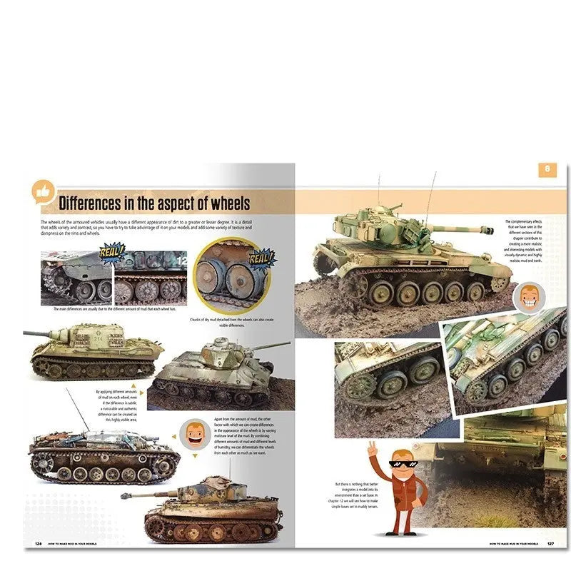 AMMO by MIG Publications - MODELLING SCHOOL - HOW TO MAKE MUD IN YOUR MODELS (English) - Urbanlystore