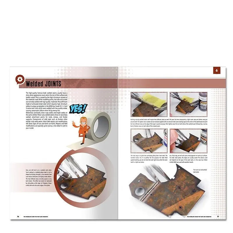 AMMO by MIG Publications - THE MODELING GUIDE FOR RUST AND OXIDATION - Urbanlystore