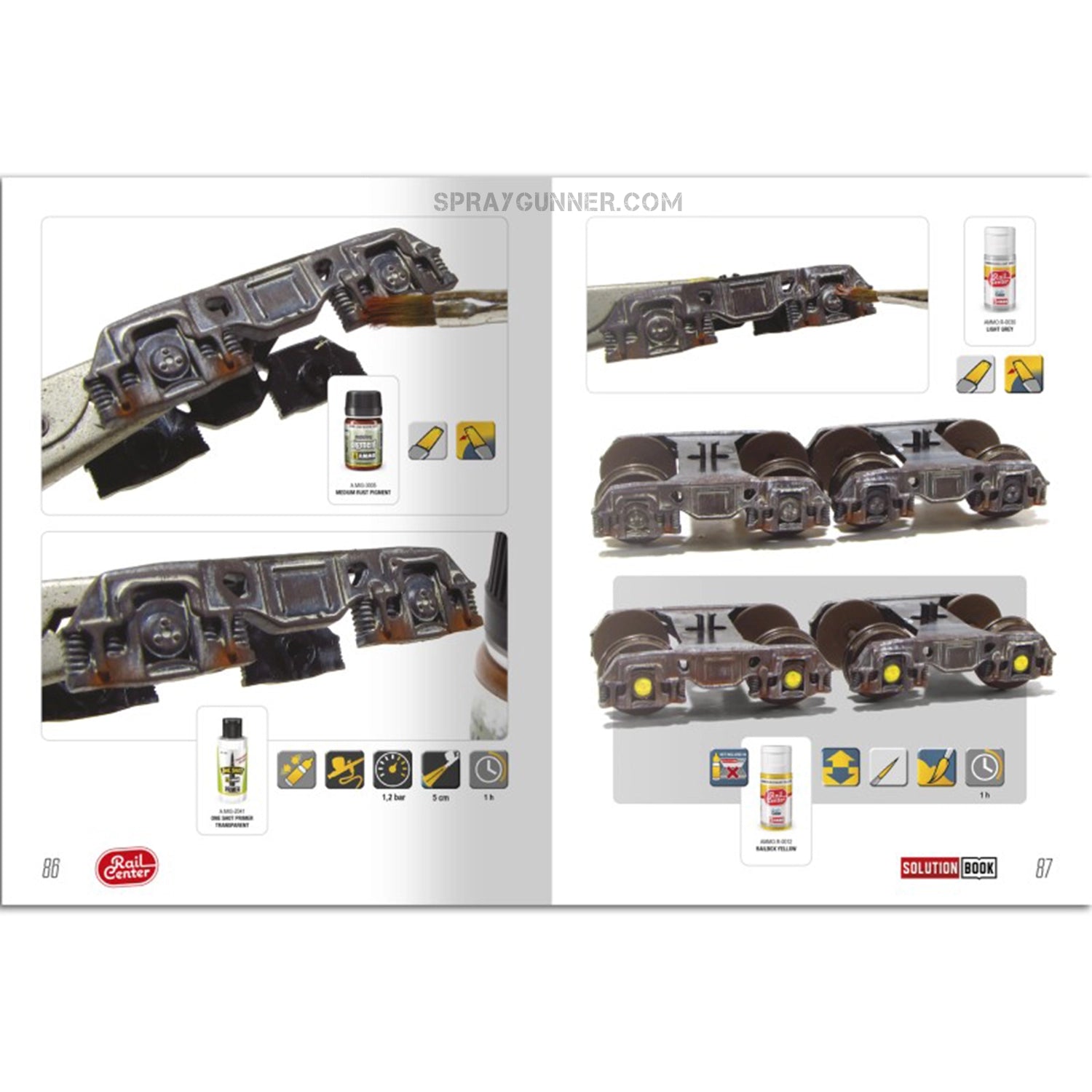 AMMO RAIL CENTER SOLUTION BOOK 03 - How to Weather British Trains (Multilingual)