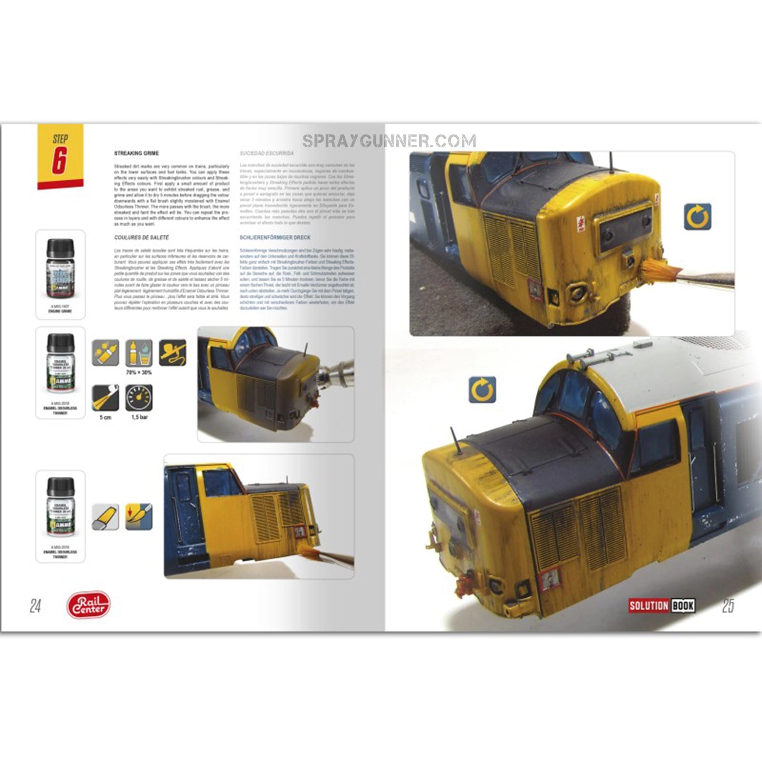 AMMO RAIL CENTER SOLUTION BOOK 03 - How to Weather British Trains (Multilingual)