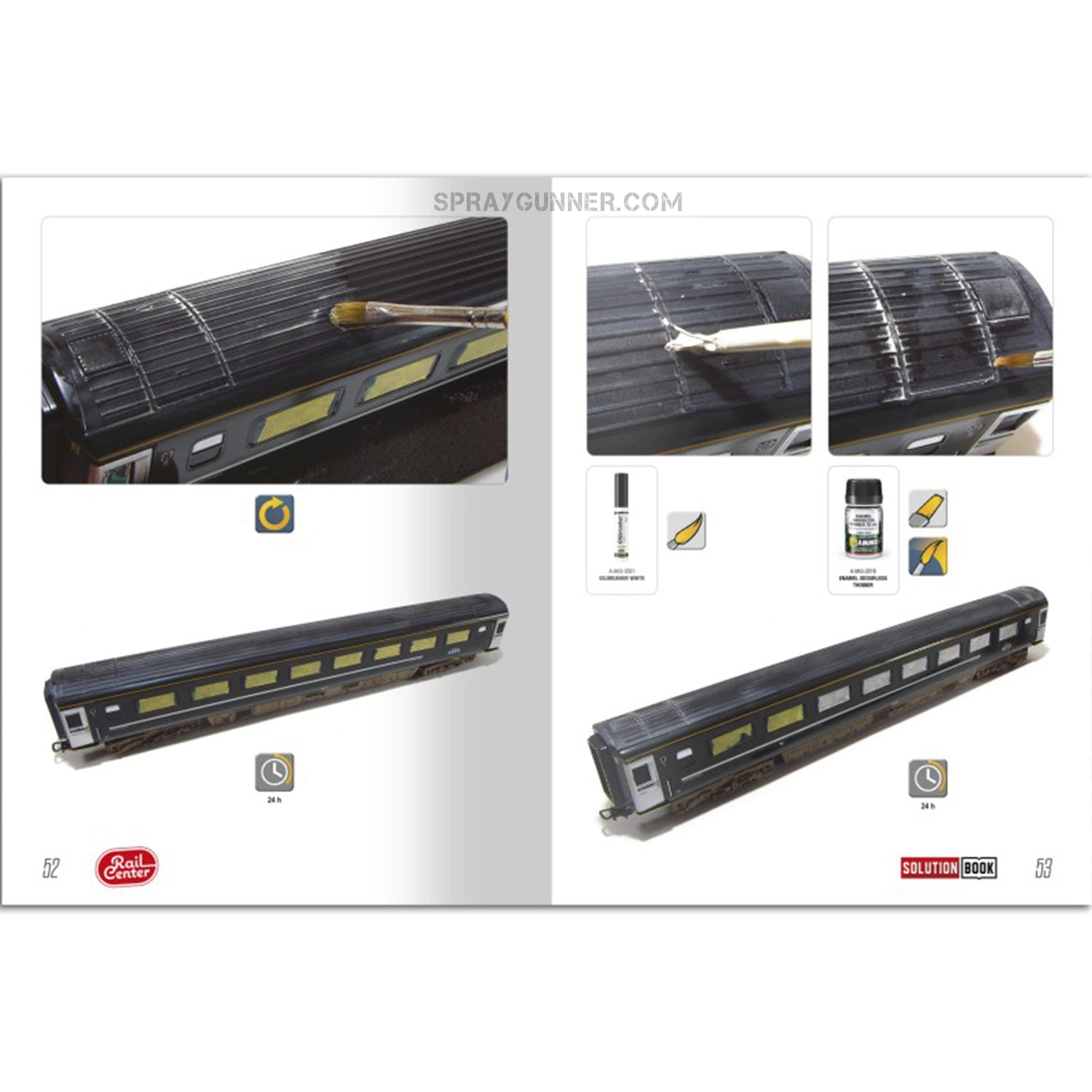AMMO RAIL CENTER SOLUTION BOOK 03 - How to Weather British Trains (Multilingual)