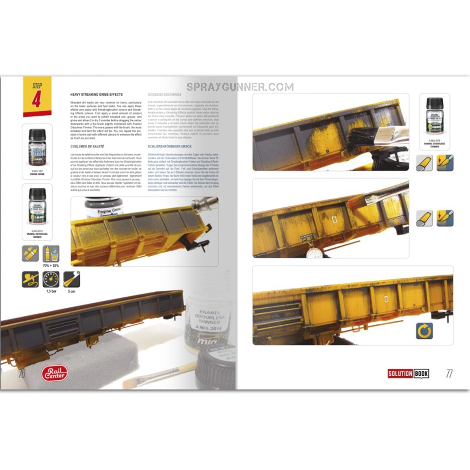 AMMO RAIL CENTER SOLUTION BOOK 03 - How to Weather British Trains (Multilingual)