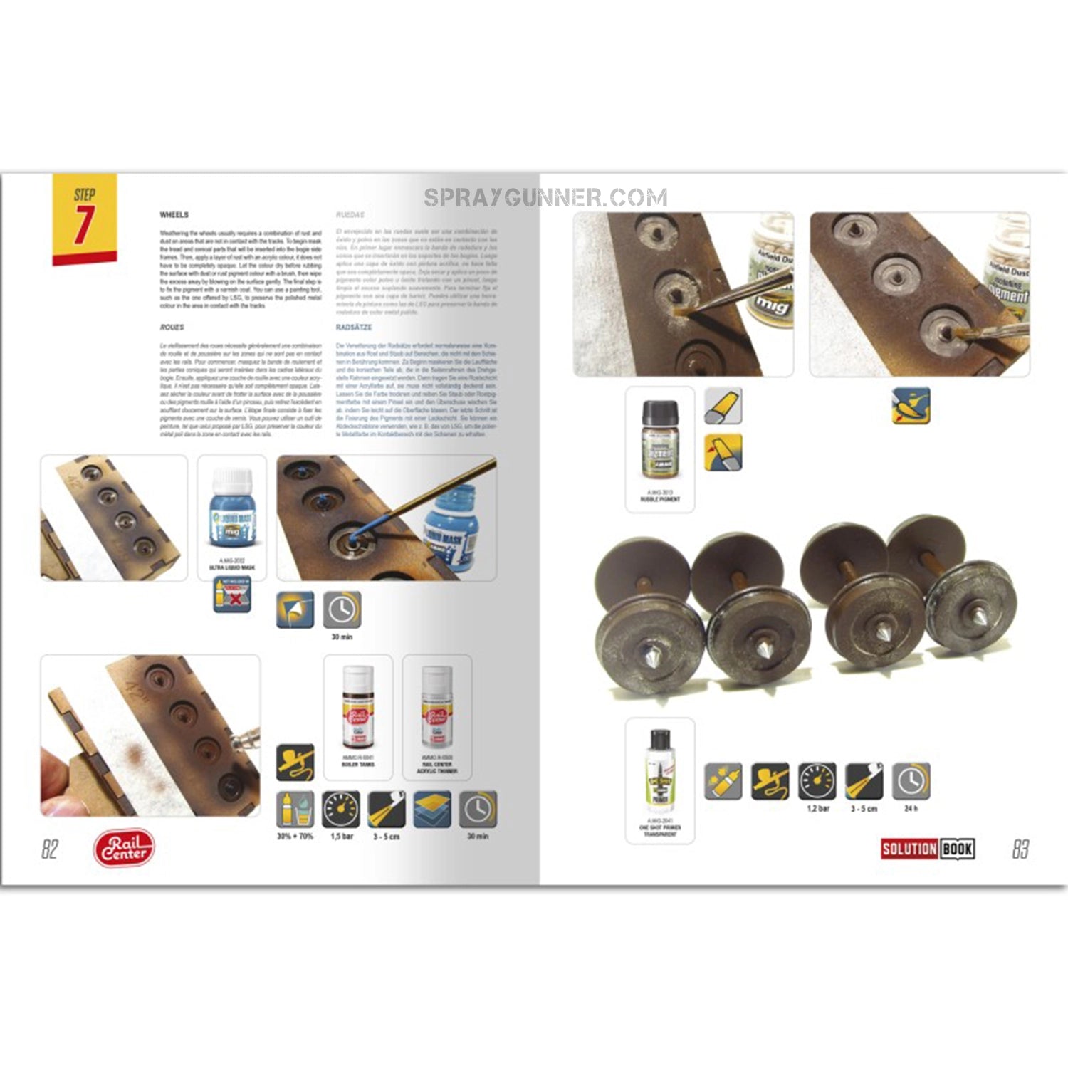 AMMO RAIL CENTER SOLUTION BOOK 03 - How to Weather British Trains (Multilingual)