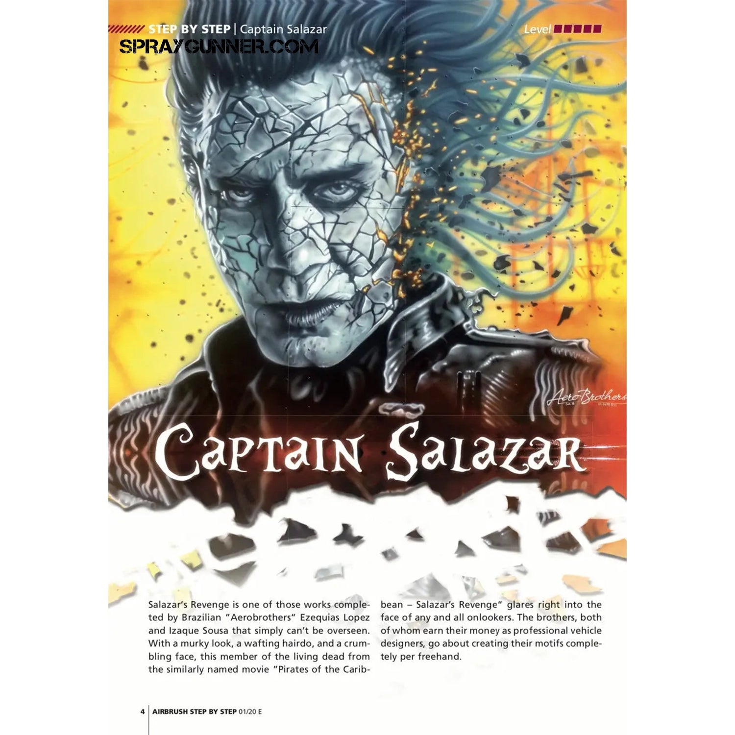 Airbrush Step by Step Magazine 01/20 - Urbanlystore