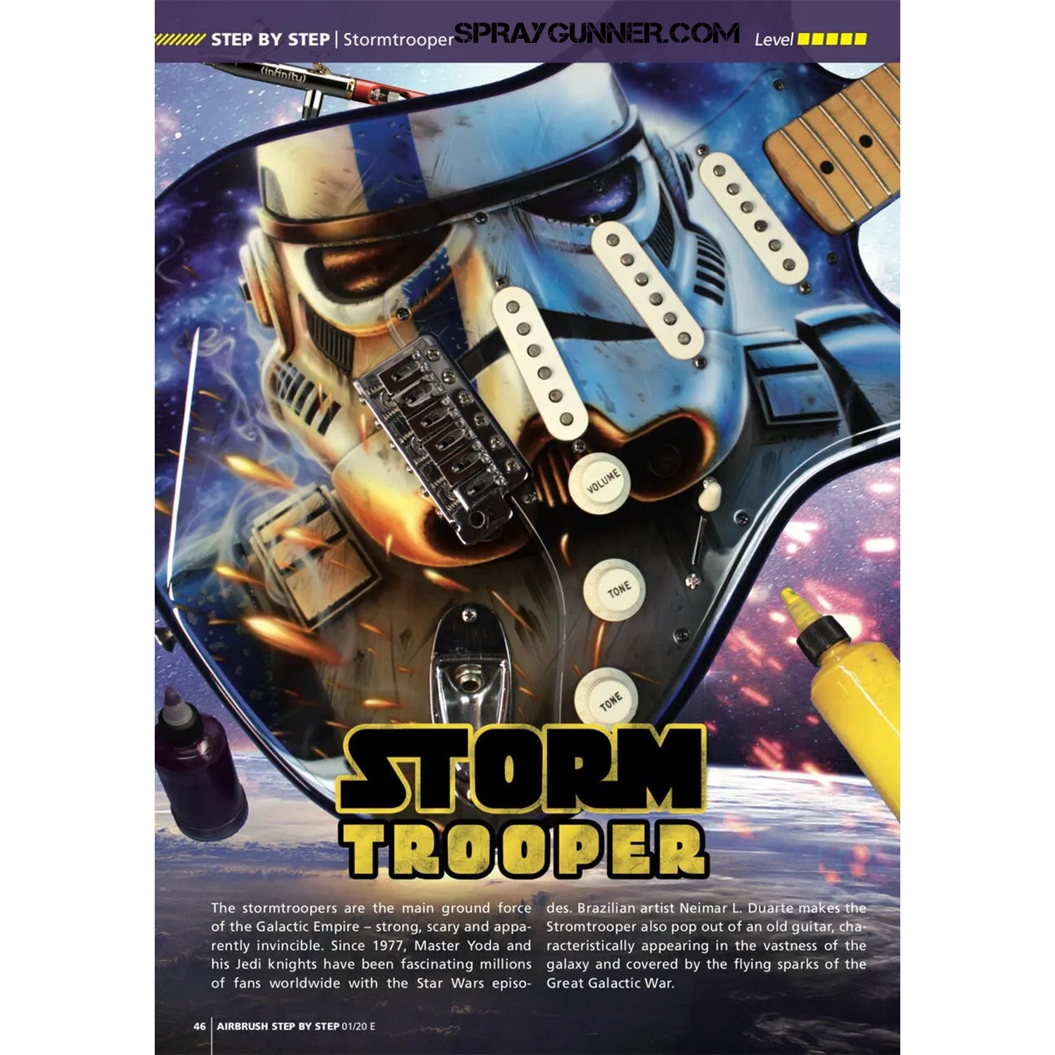 Airbrush Step by Step Magazine 01/20 - Urbanlystore