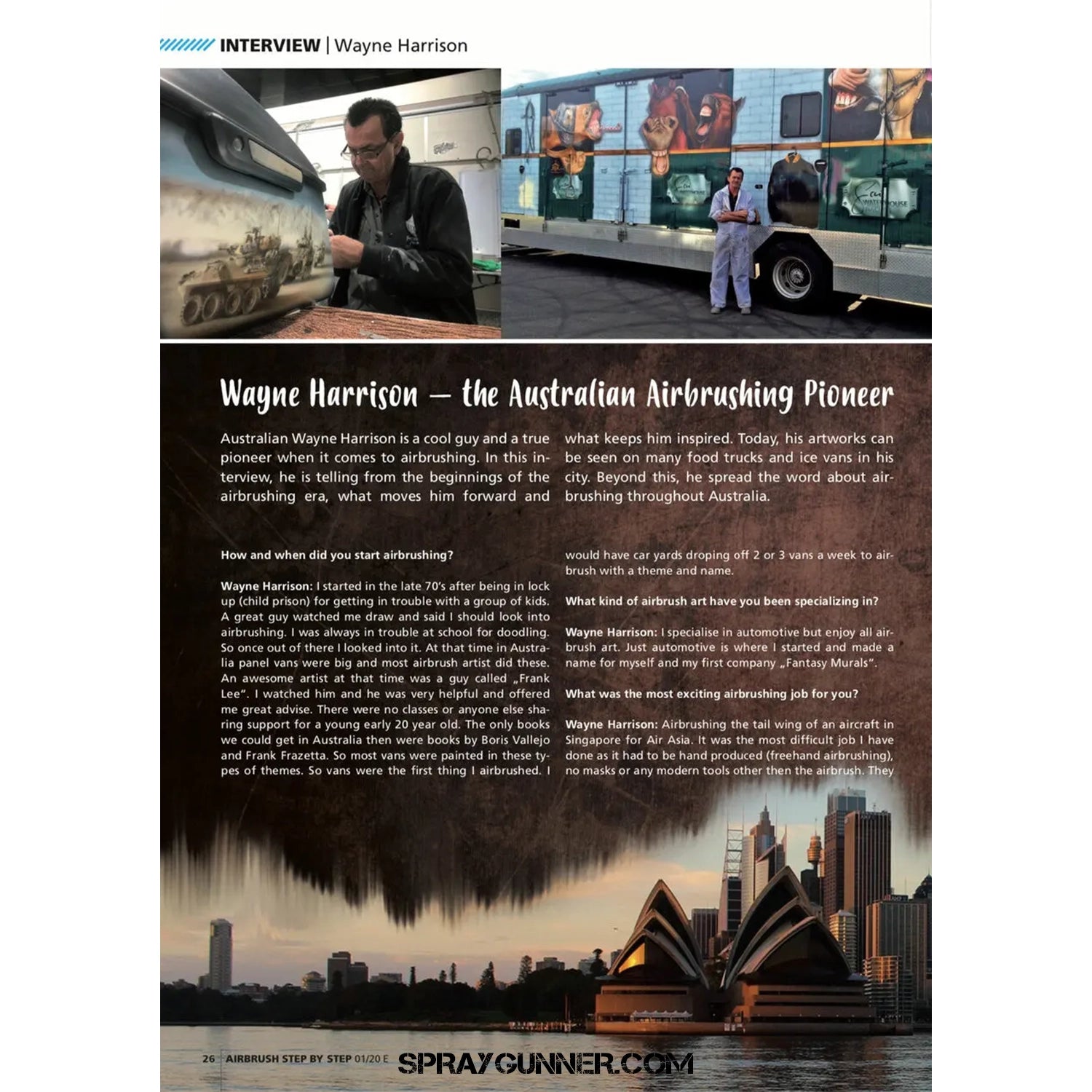 Airbrush Step by Step Magazine 01/20 - Urbanlystore