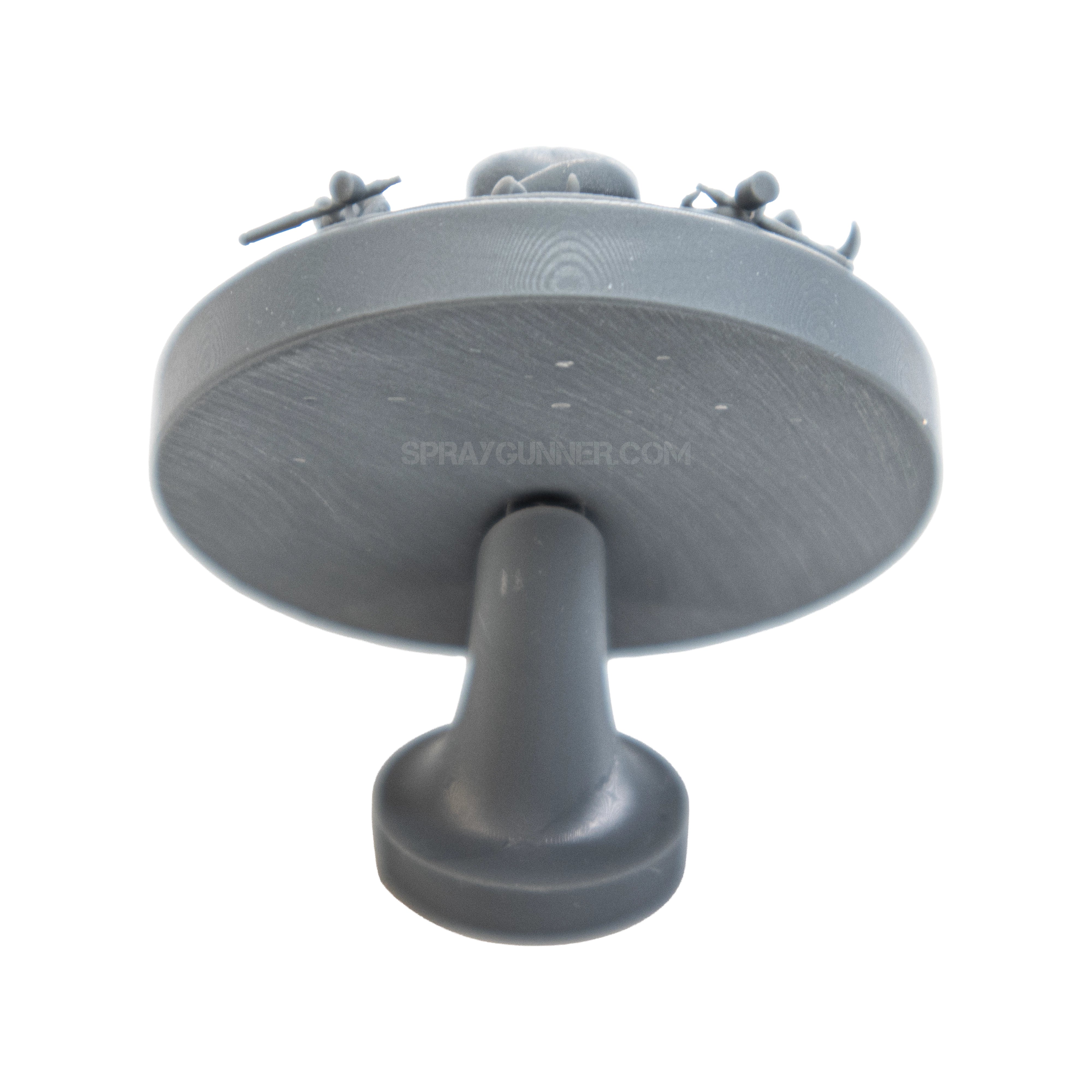 NO-NAME Miniatures Atom Medallion 1"x2" Paintable Resin Figure