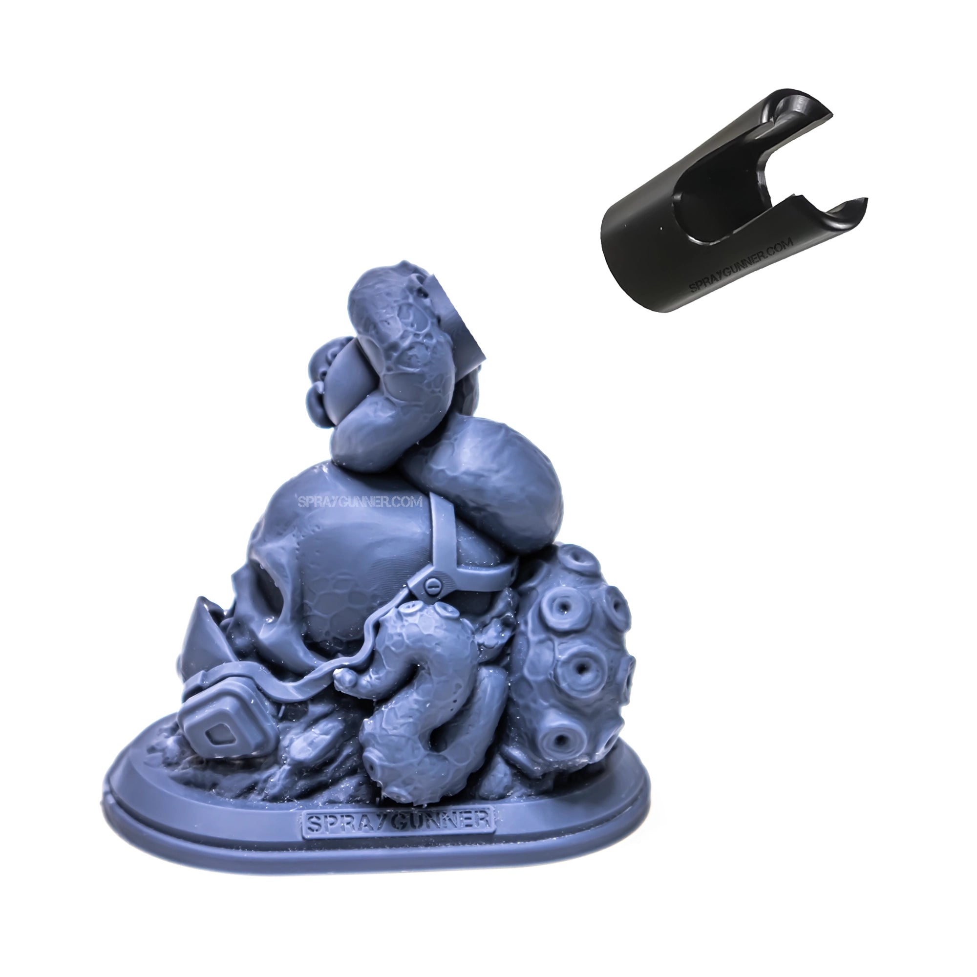 Skull Airbrush Display Stand airbrush holder with Separate Insert for COLANI