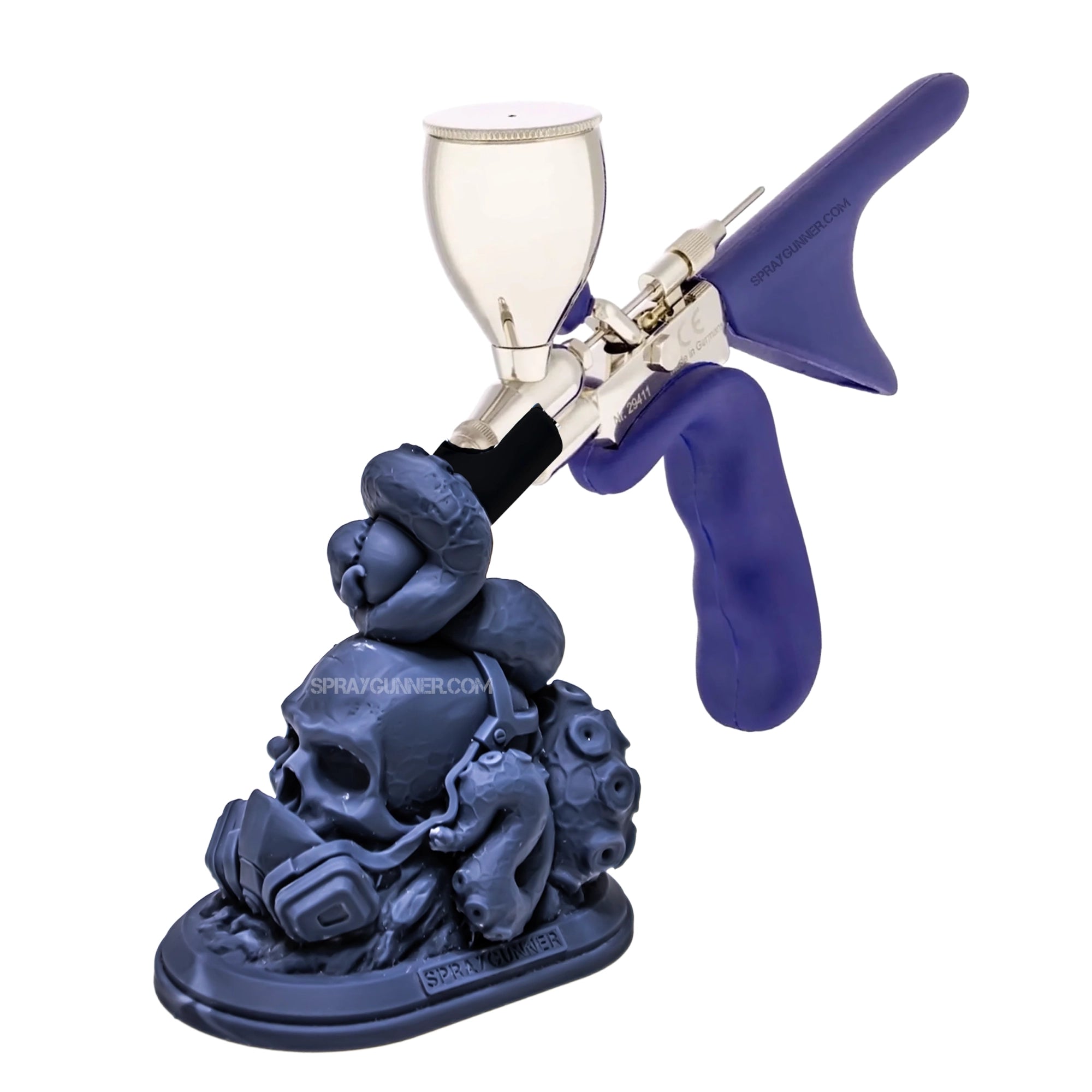 Skull Airbrush Display Stand airbrush holder with Separate Insert for COLANI