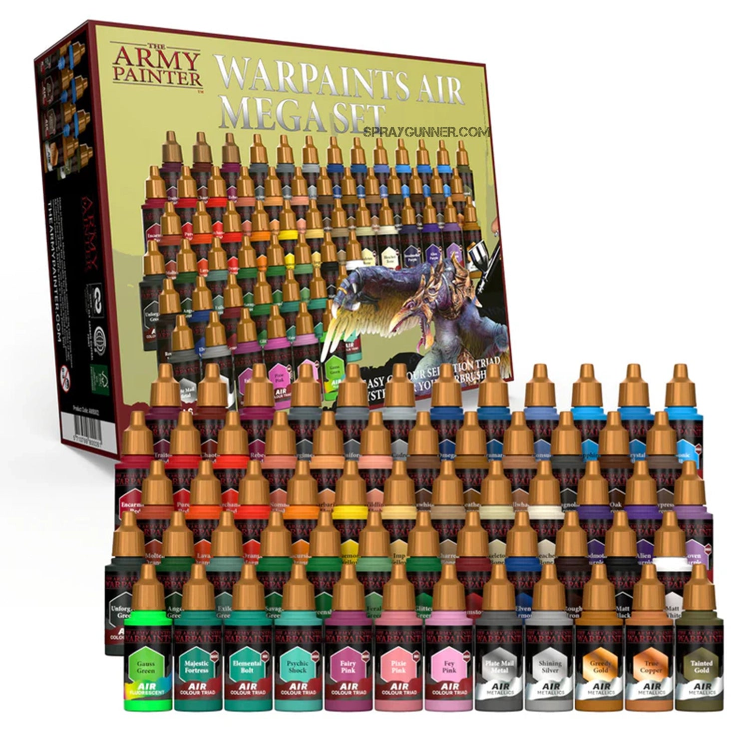 THE ARMY PAINTER: Warpaints Air Mega Set - Urbanlystore