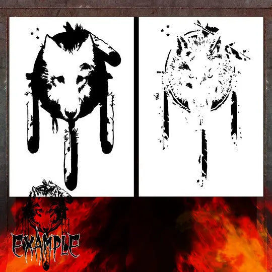 Air Shot Stencil: Animal 54 - Urbanlystore