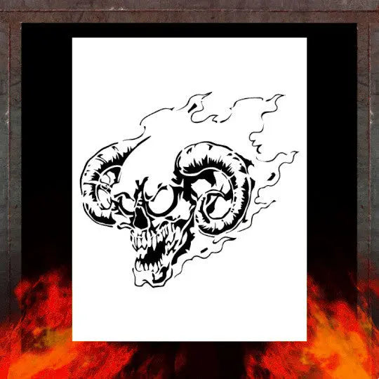 Air Shot Stencil: Biker 4 - Urbanlystore