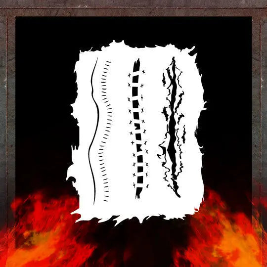 Air Shot Stencil: Free Hand 18 - Urbanlystore