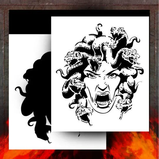 Air Shot Stencil: Medusa - Urbanlystore