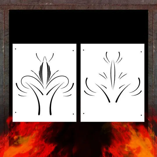 Air Shot Stencil: Pin Stripe 4 - Urbanlystore