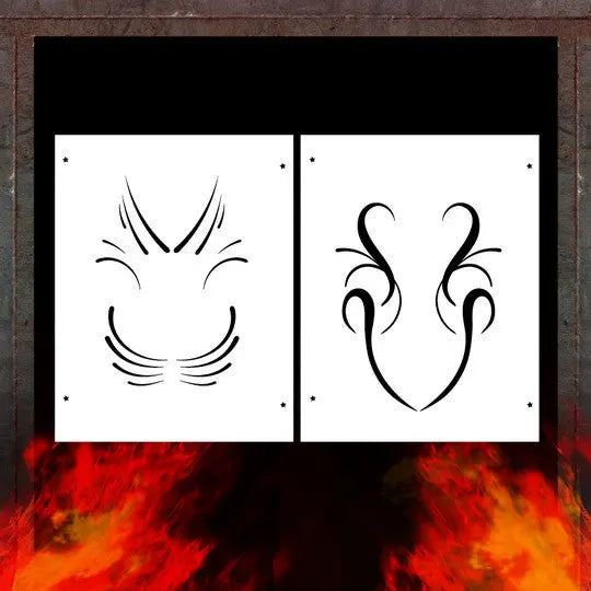 Air Shot Stencil: Pin Stripe 5 - Urbanlystore