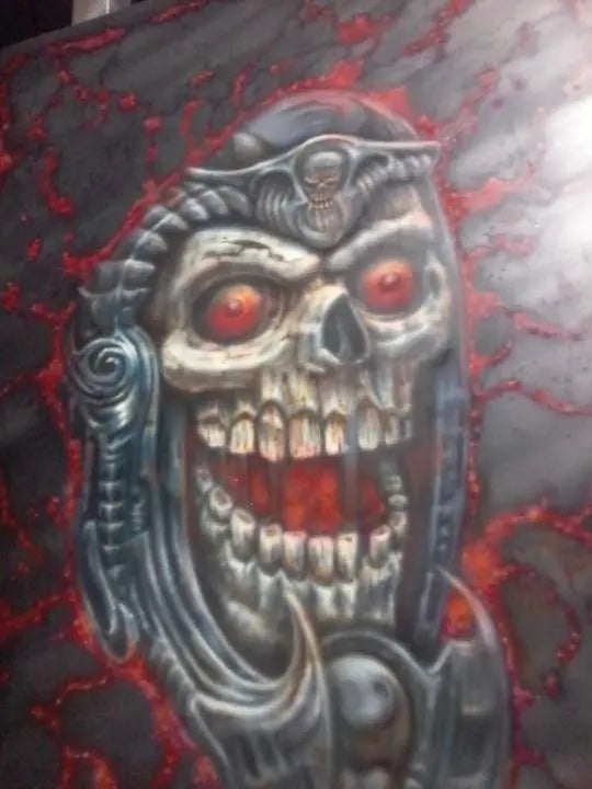 Air Shot Stencil: Skull 54 - Urbanlystore