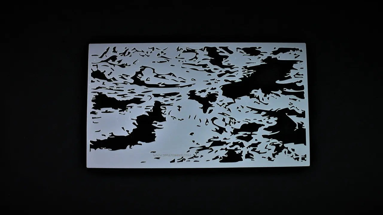 Air Shot Stencil: Texture 4 - Urbanlystore