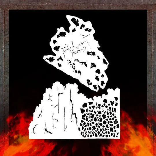 Air Shot Stencil: Texture 8 - Urbanlystore