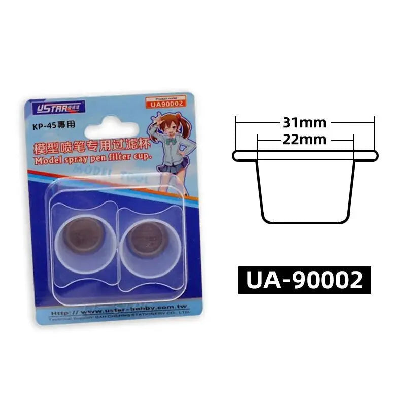 Airbrush Paint Filter Cups (set of 2) 22-31 mm size - Urbanlystore