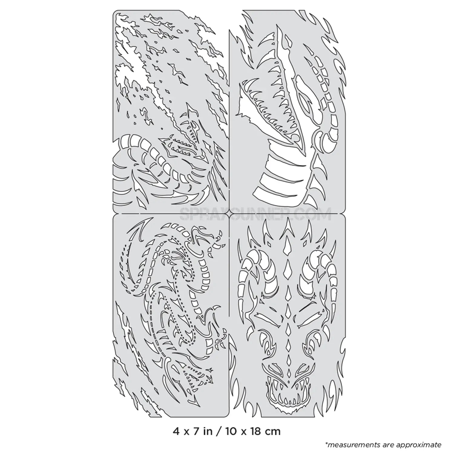 Artool Draco Nano Freehand Airbrush Template by Craig Fraser Artool