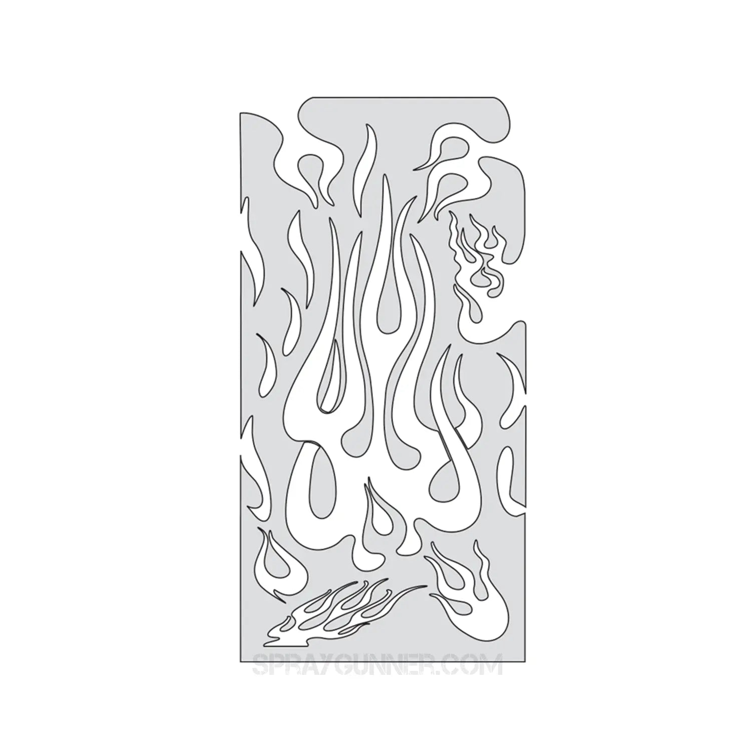 Artool Flame Master The Medium Freehand Airbrush Template by "Mr. J" Julian Braet Artool