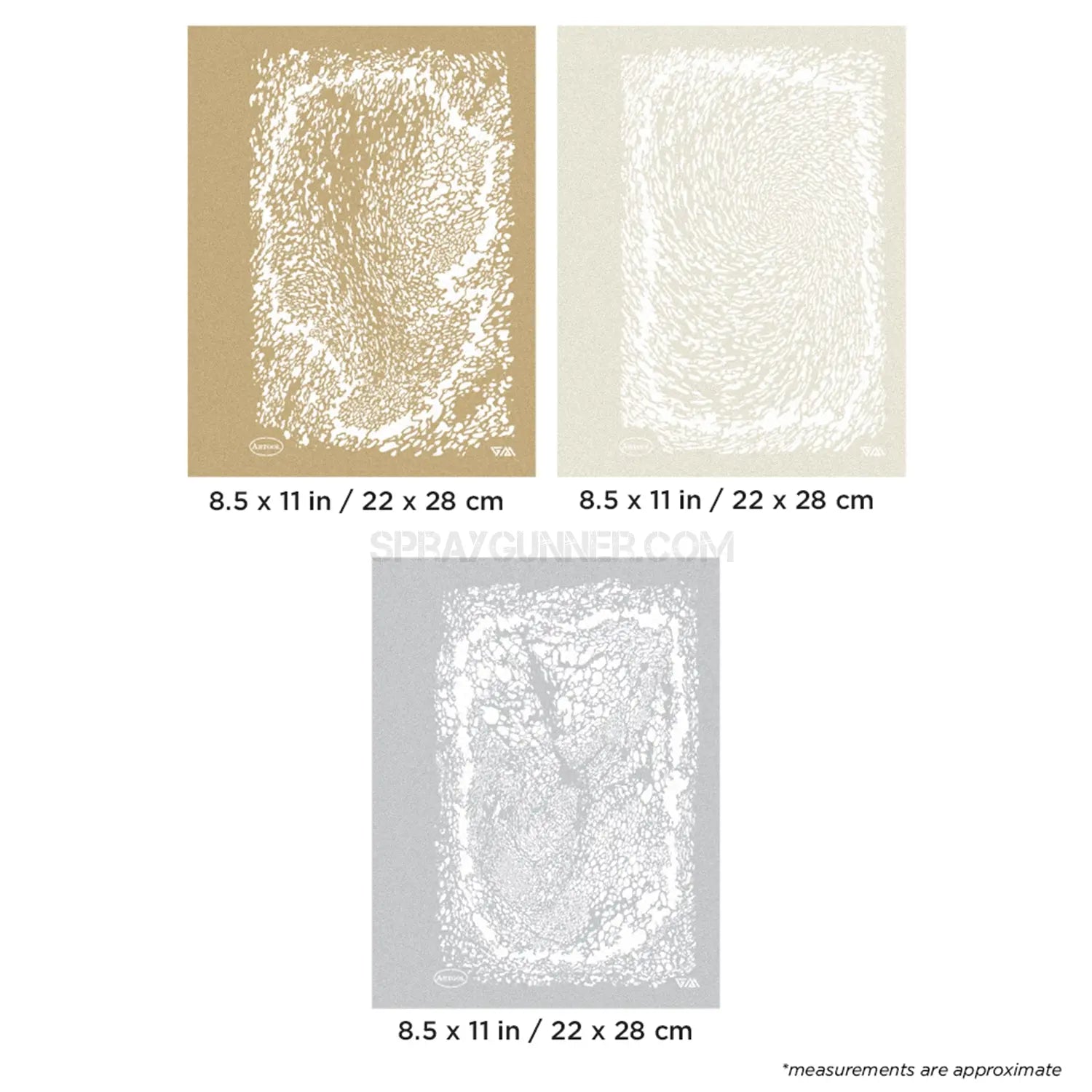 Artool Texture FX 3 Xtreme Freehand Airbrush Templates by Gerald Mendez Artool