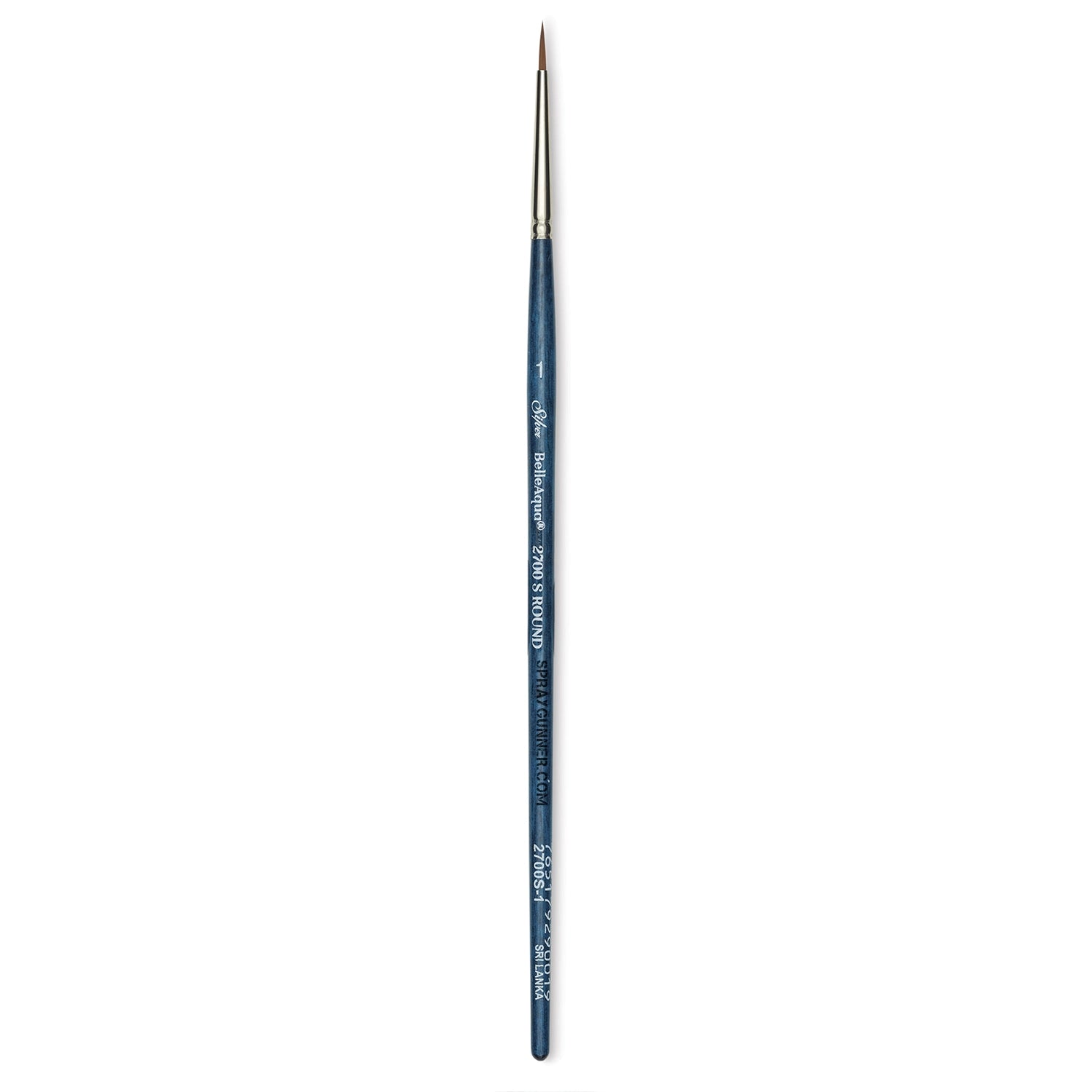 Silver Brush BelleAqua Round Short Handle Brush Size 1 - Urbanlystore