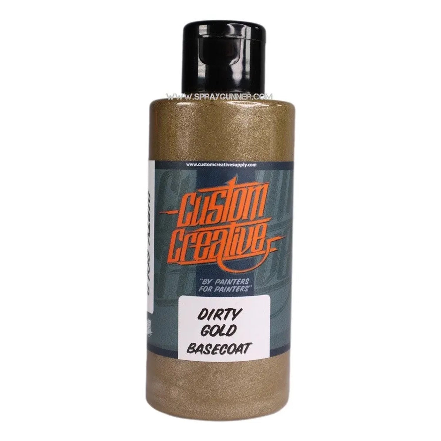 Custom Creative Paints: Dirty Gold Metallic 150ml (5oz) - Urbanlystore