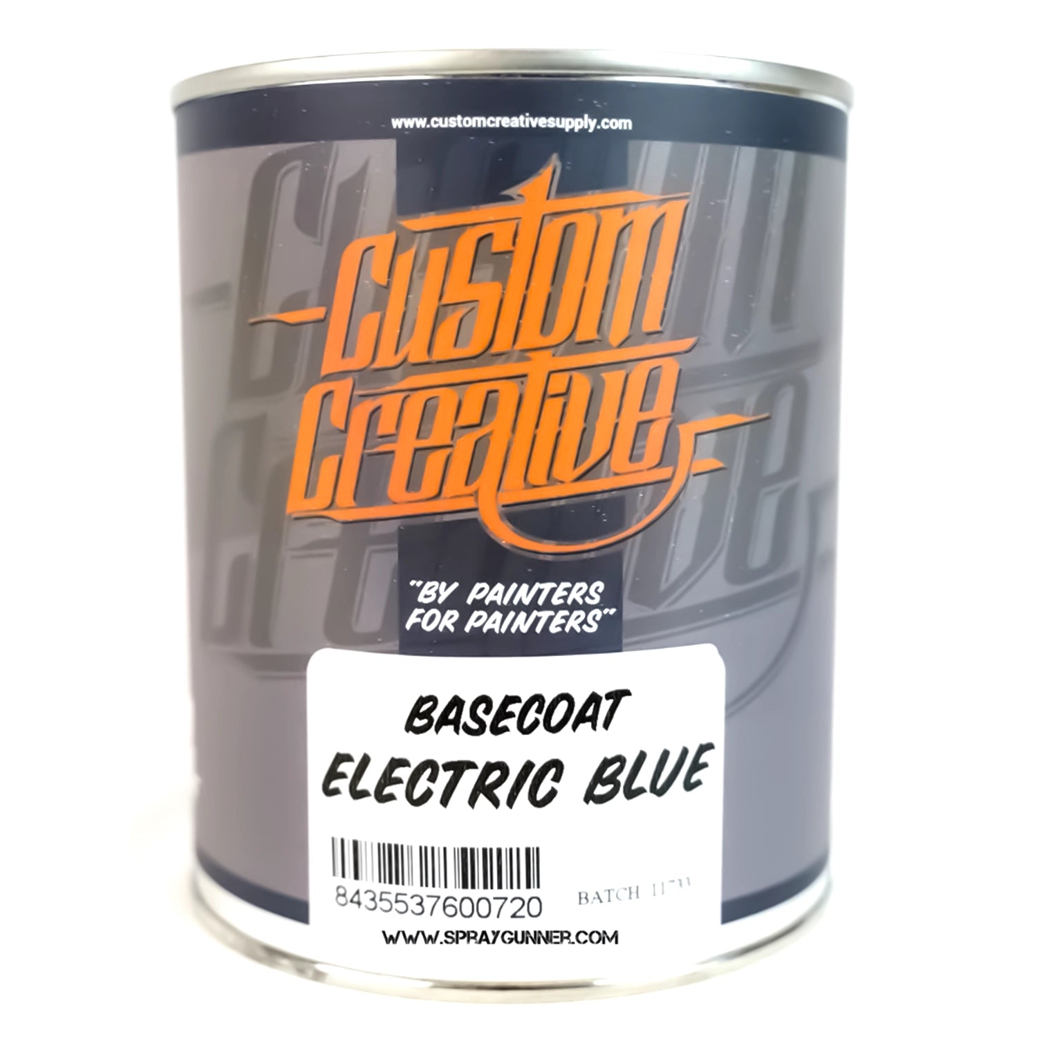 Custom Creative Paints: Electric Blue Metallic 1 liter (33.8oz) - Urbanlystore
