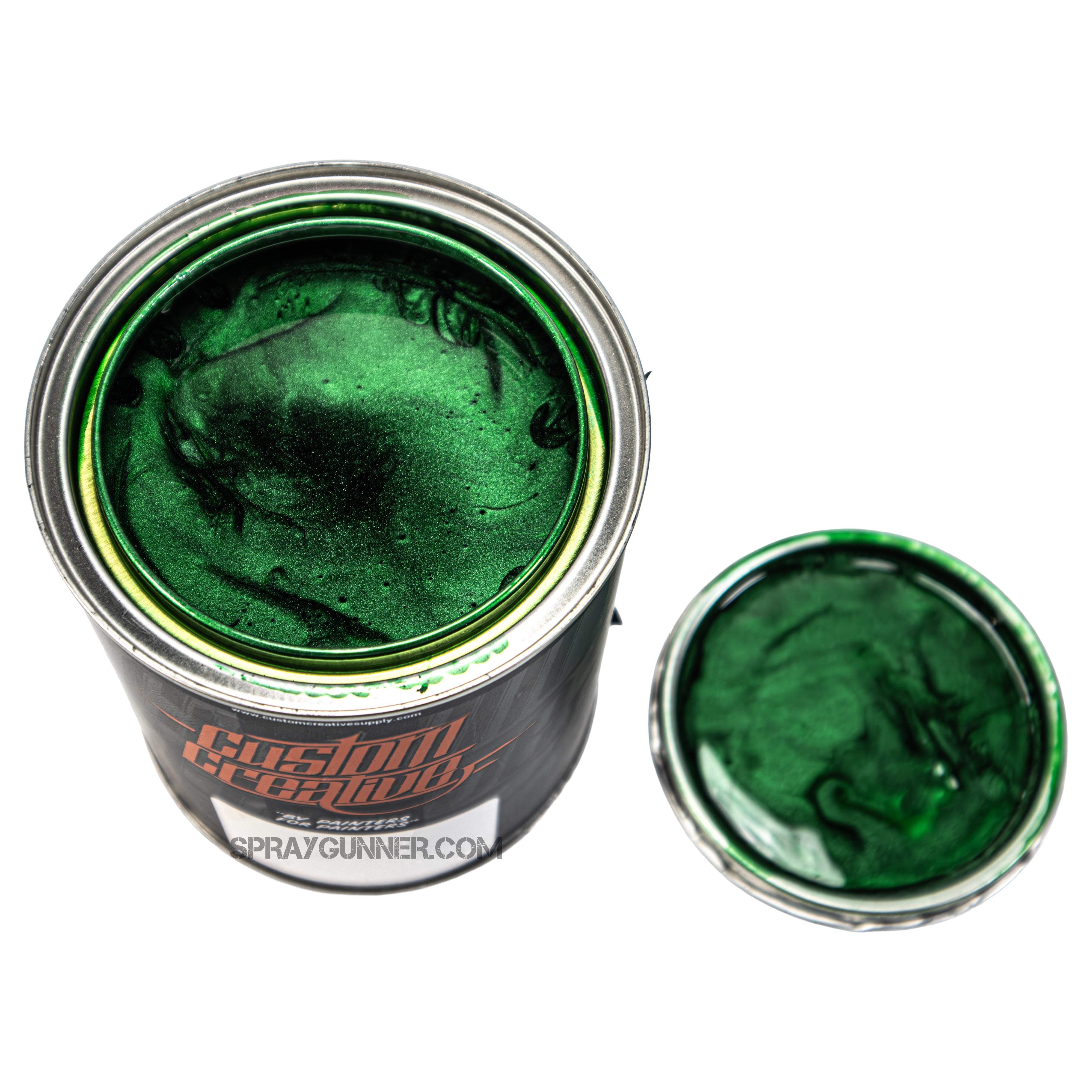 Discounted Custom Creative Paints:  Emerald Esmeralda Metallic 1 liter (33.8oz)