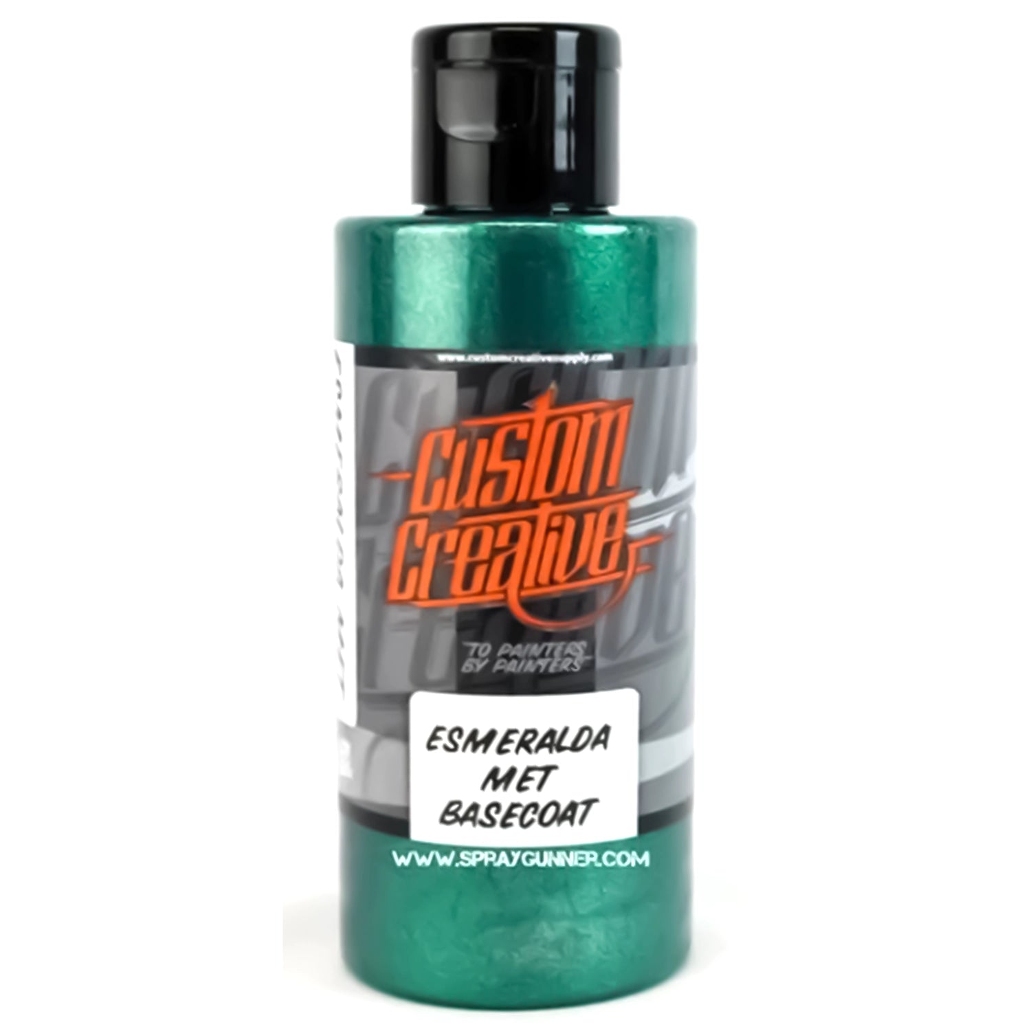 Custom Creative Paints:  Esmeralda Metallic 150ml (5oz) - Urbanlystore