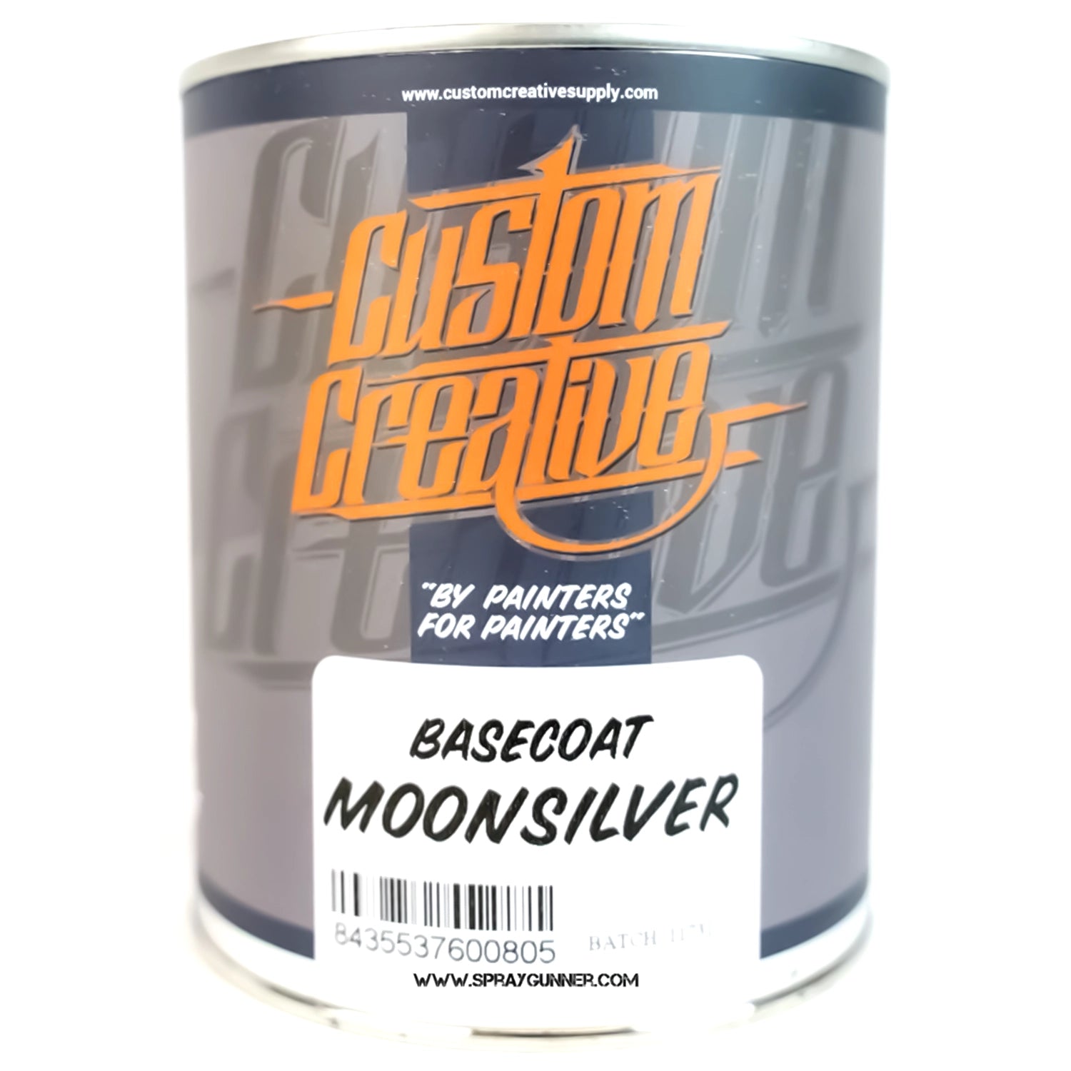 Custom Creative Paints:  Moonsilver Metallic 1 liter (33.8oz) - Urbanlystore