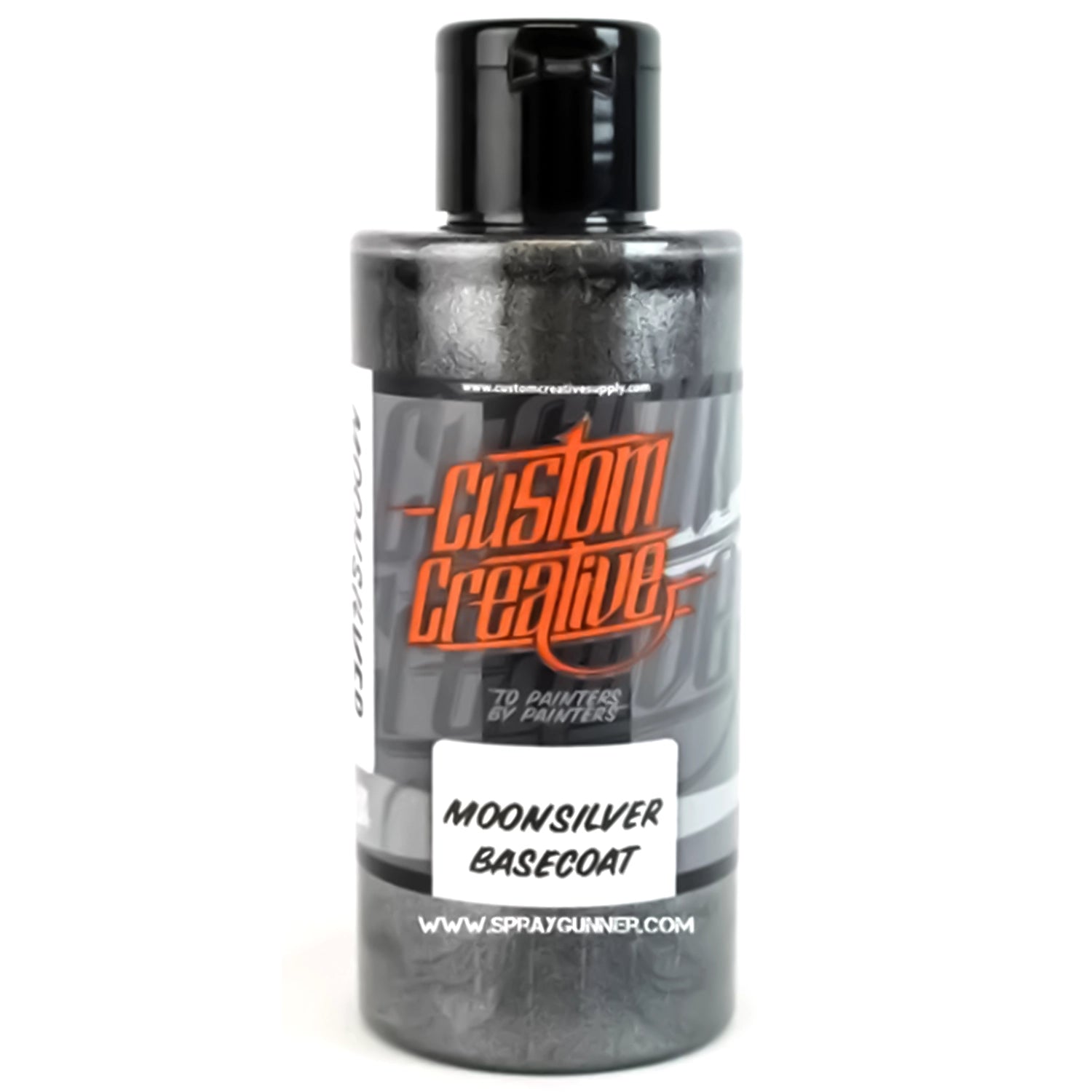 Custom Creative Paints:  Moonsilver Metallic 150ml (5oz) - Urbanlystore