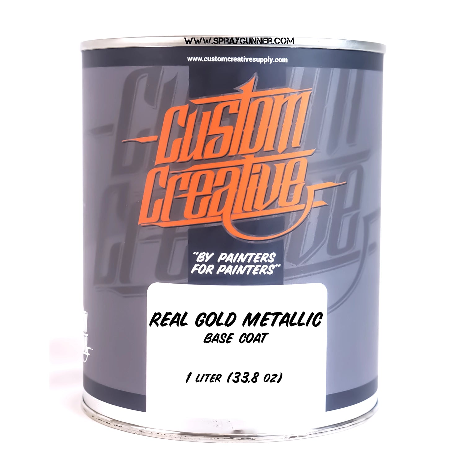 Custom Creative Paints: Real Gold Metallic 1 liter (33.8oz) - Urbanlystore