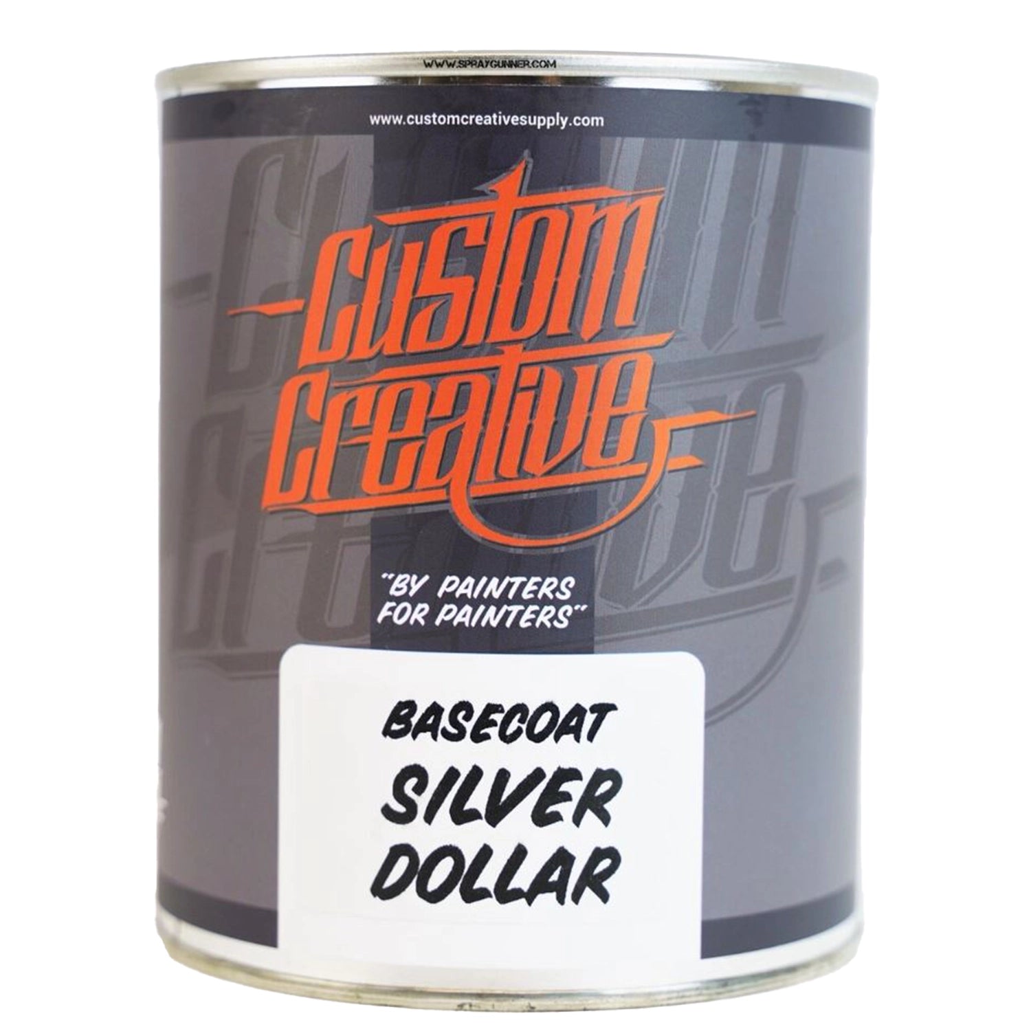 Custom Creative Paints: Silver Dollar Metallic 1 liter (33.8oz) - Urbanlystore