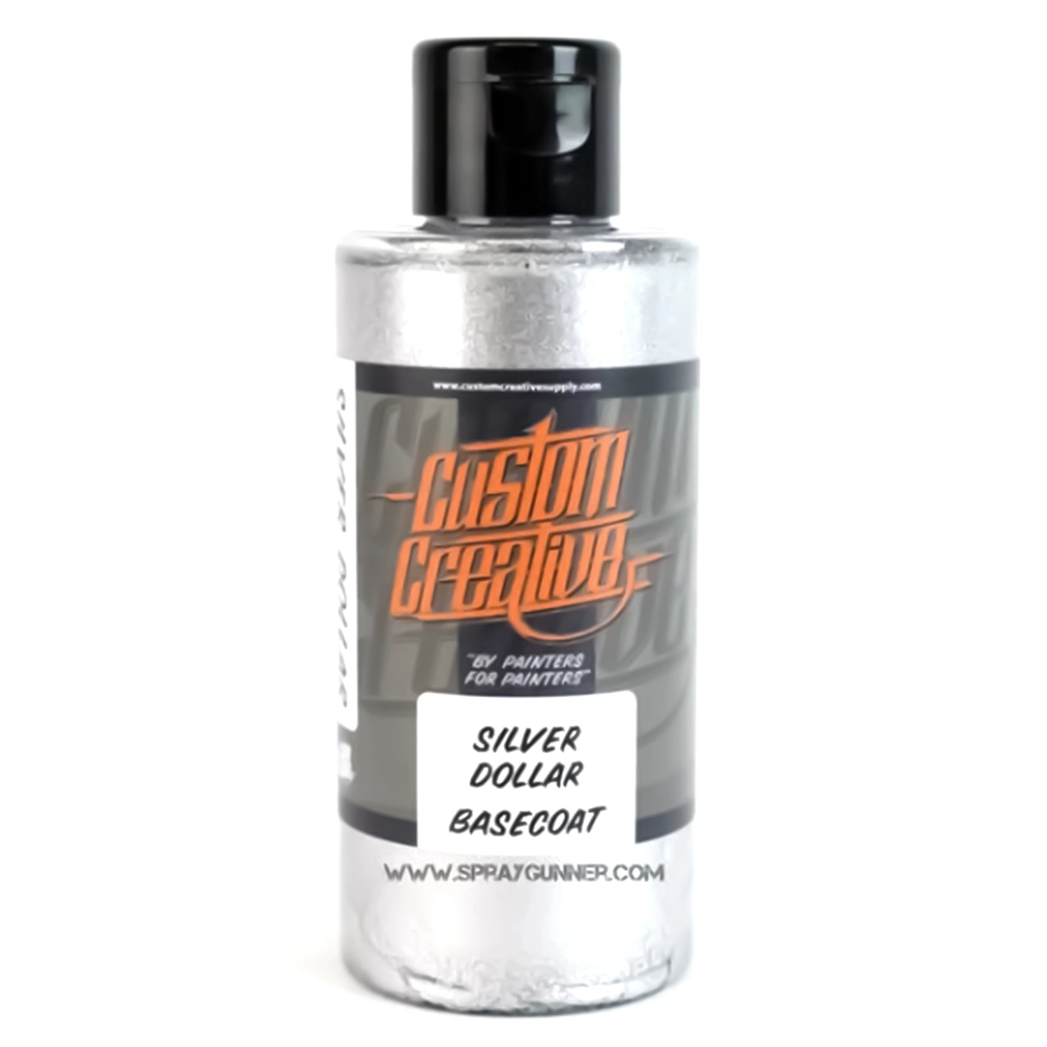 Custom Creative Paints: Silver Dollar Metallic 150ml (5oz) - Urbanlystore