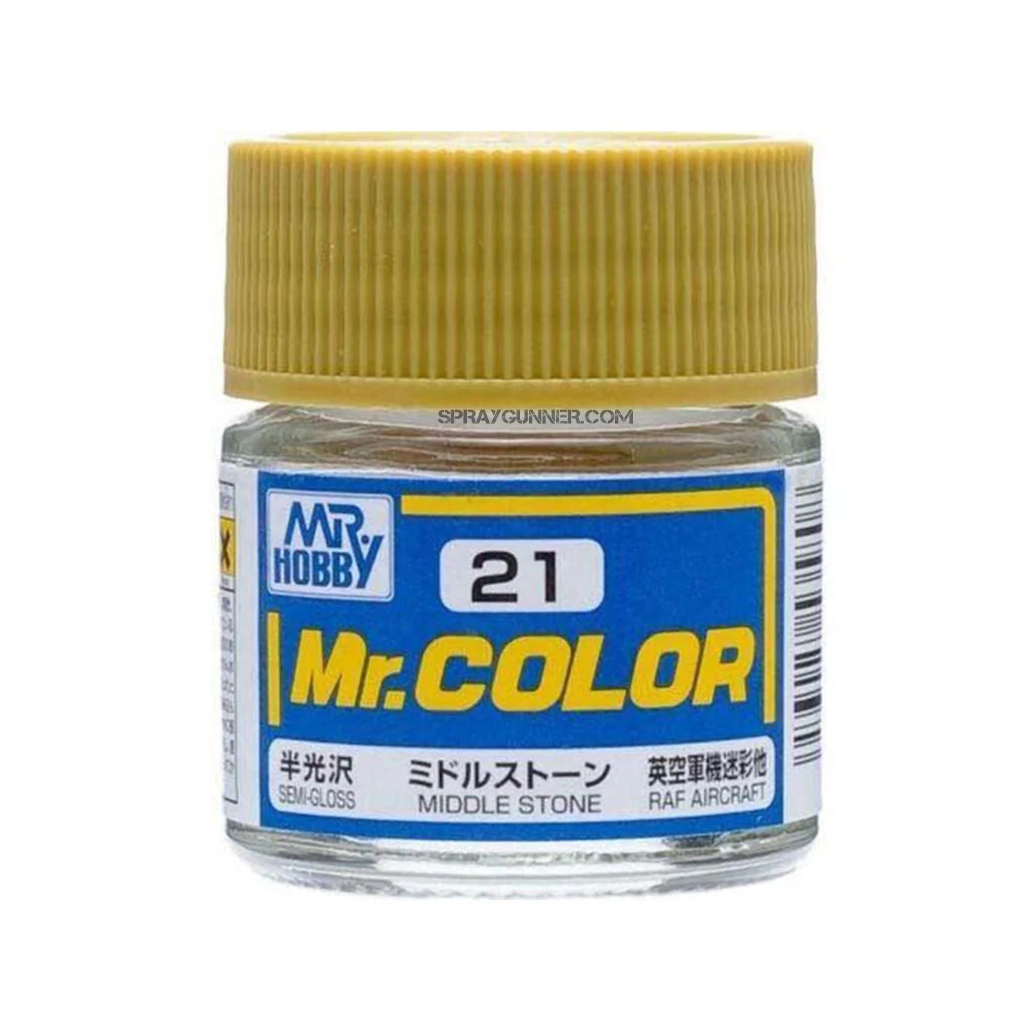 GSI Creos Mr.Color Model Paint: Semi-Gloss Middle Stone - Urbanlystore