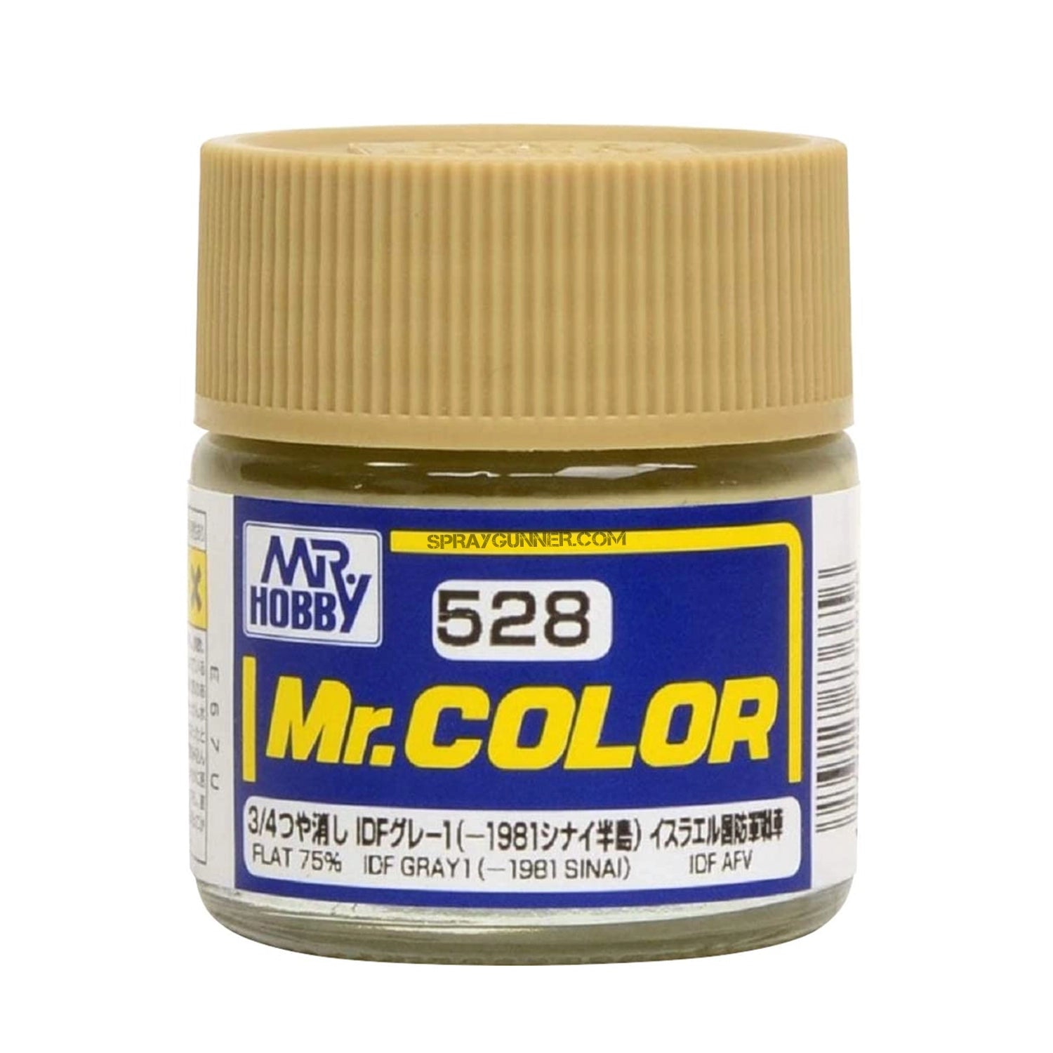 GSI Creos Mr.Color Model Paint: IDF Gray1(-1981 Sinai) (C-528) - Urbanlystore