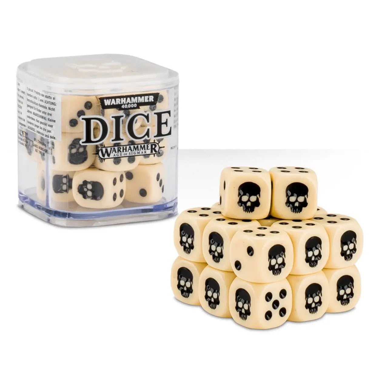 Citadel Dice for Warhammer (65-36) - Bone