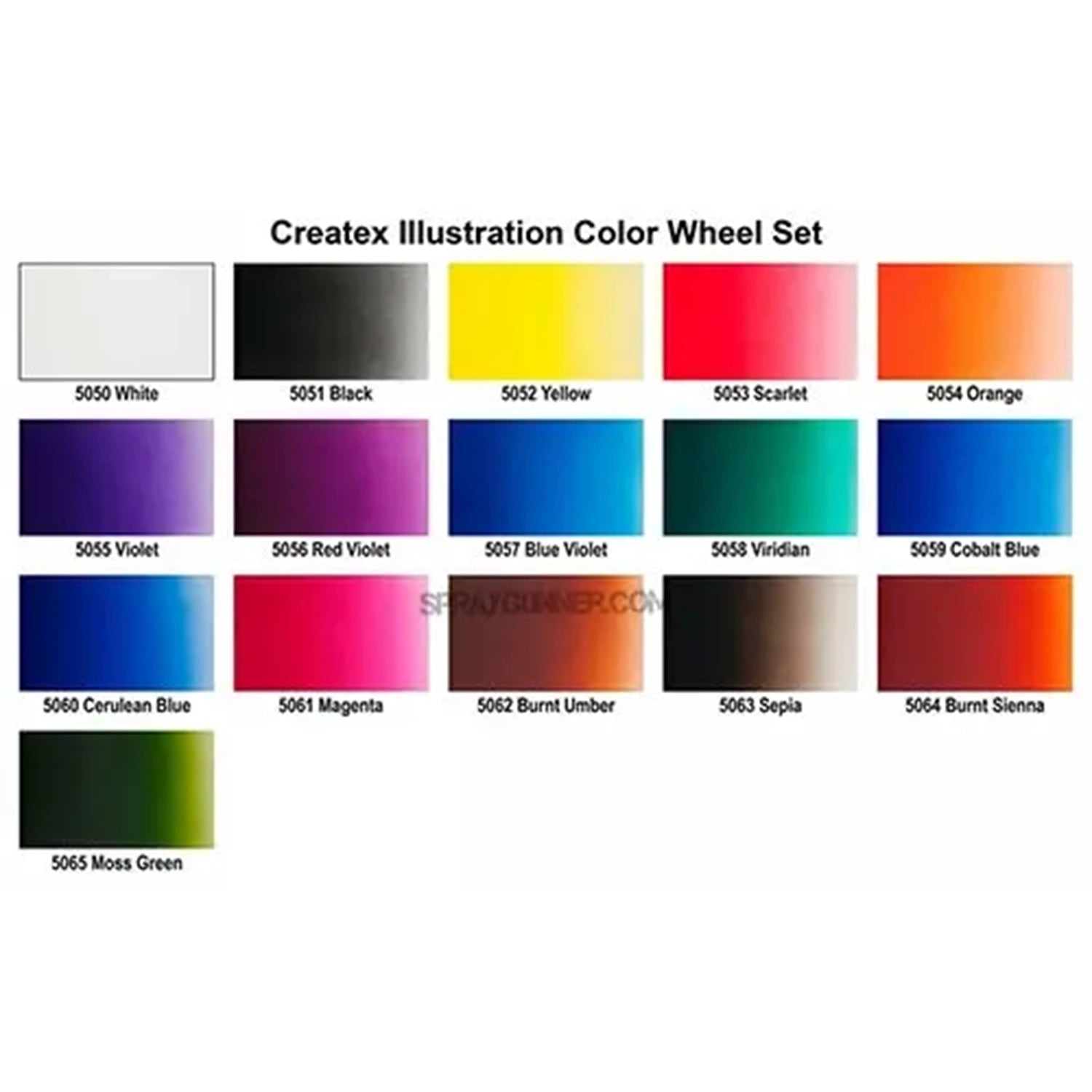 Createx Illustration Colors Wheel Set 1oz. - Urbanlystore