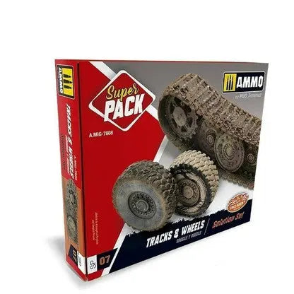 Discounted AMMO by MIG Weathering Sets TRACKS & WHEELS SUPER PACK - Urbanlystore