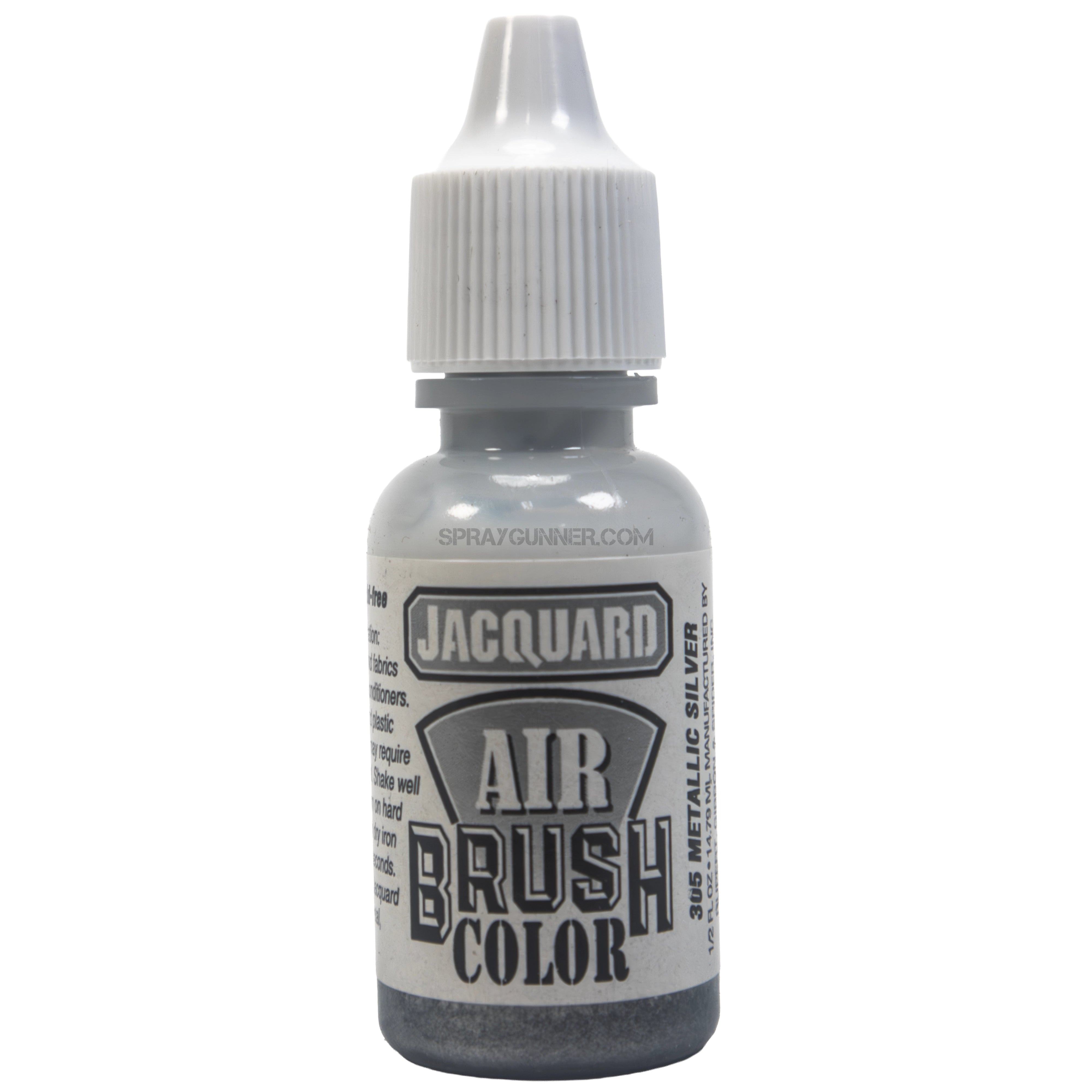 Jacquard Airbrush Color Metallic Silver 1/2 Oz