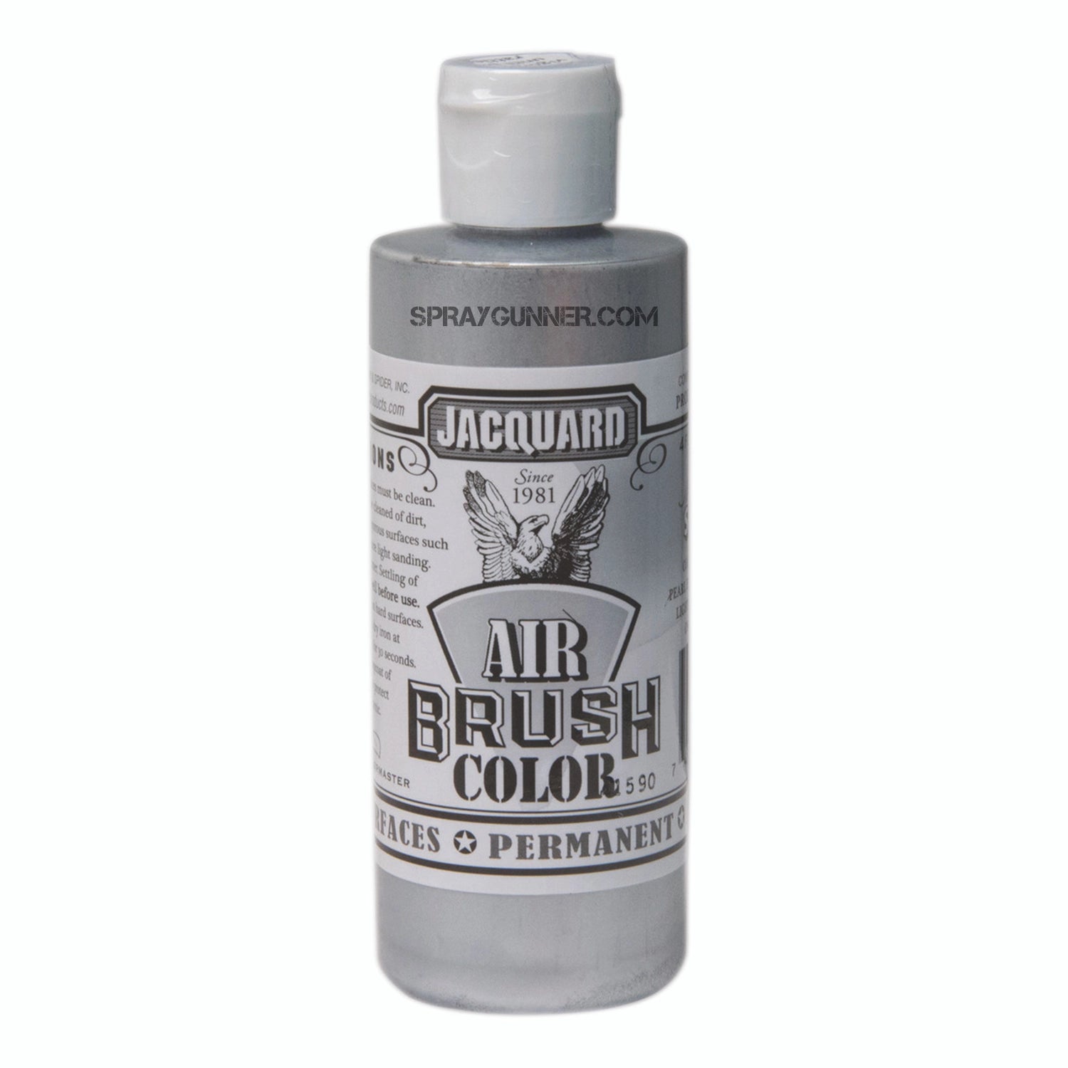 Jacquard Airbrush Color Metallic Silver 4 oz - Urbanlystore