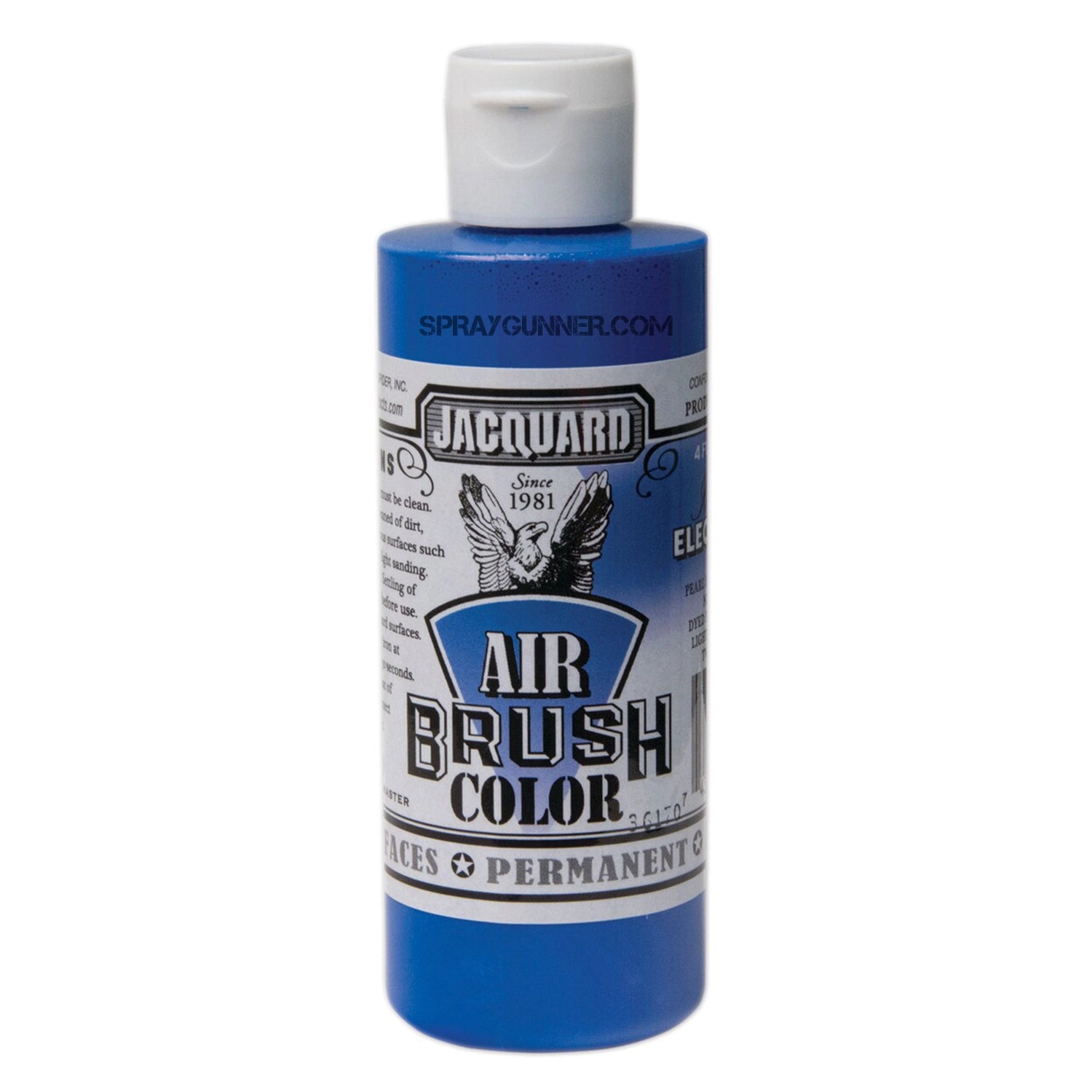 Jacquard Airbrush Color Iridescent Electric Blue 4 oz - Urbanlystore