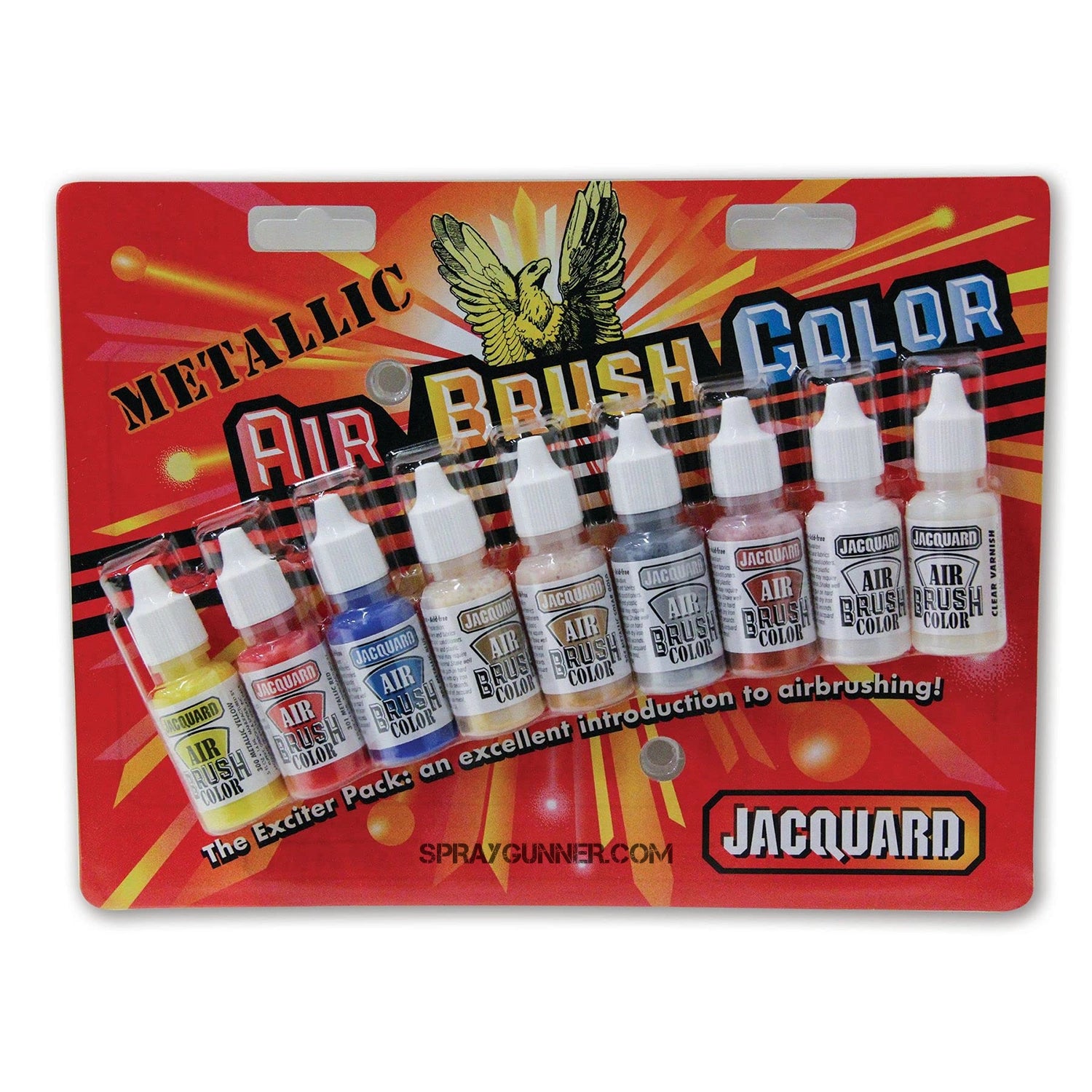Jacquard Airbrush Color Metallic Exciter Pack - Urbanlystore