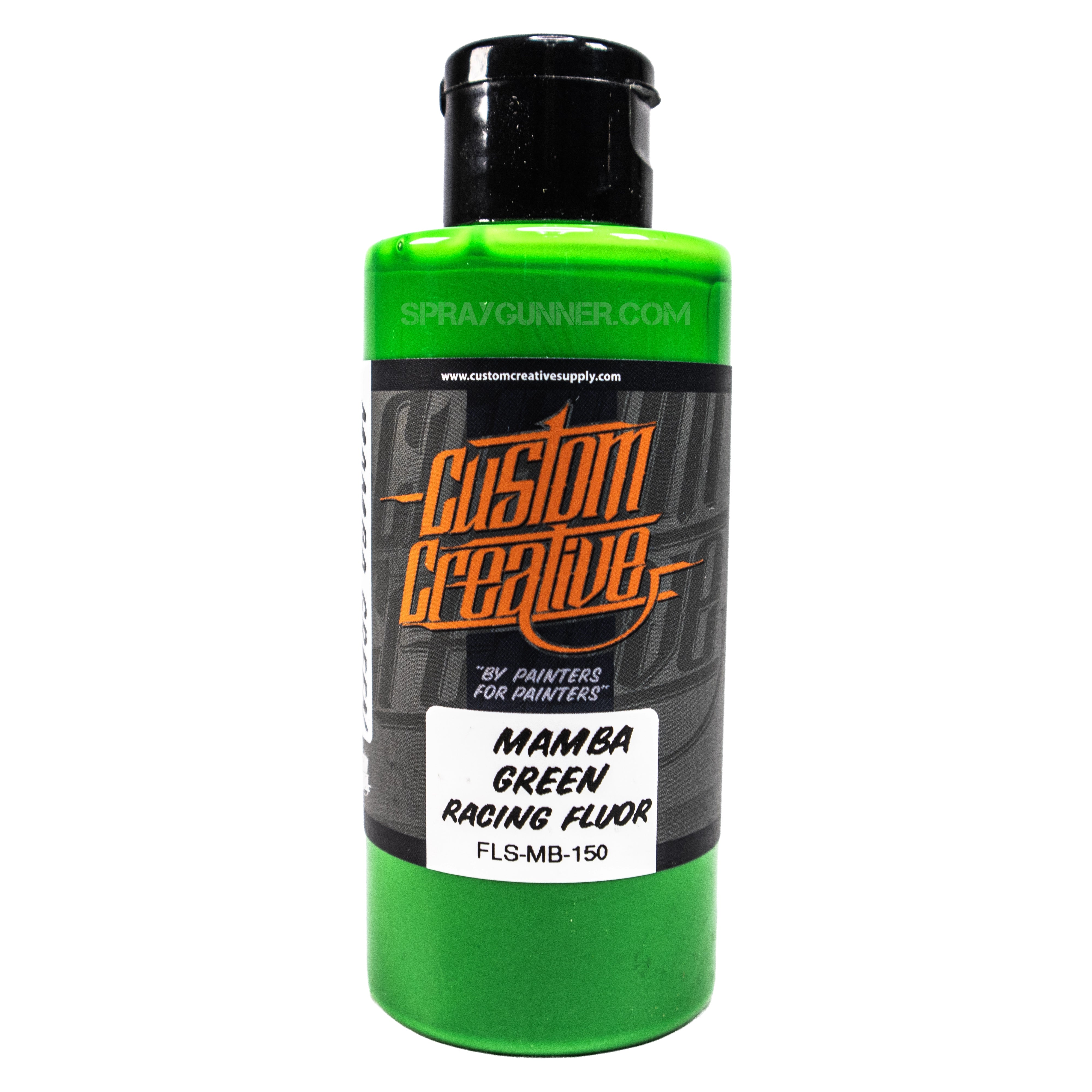 Custom Creative Solvent-Based Racing Fluorescents: Mamba Green 150ml